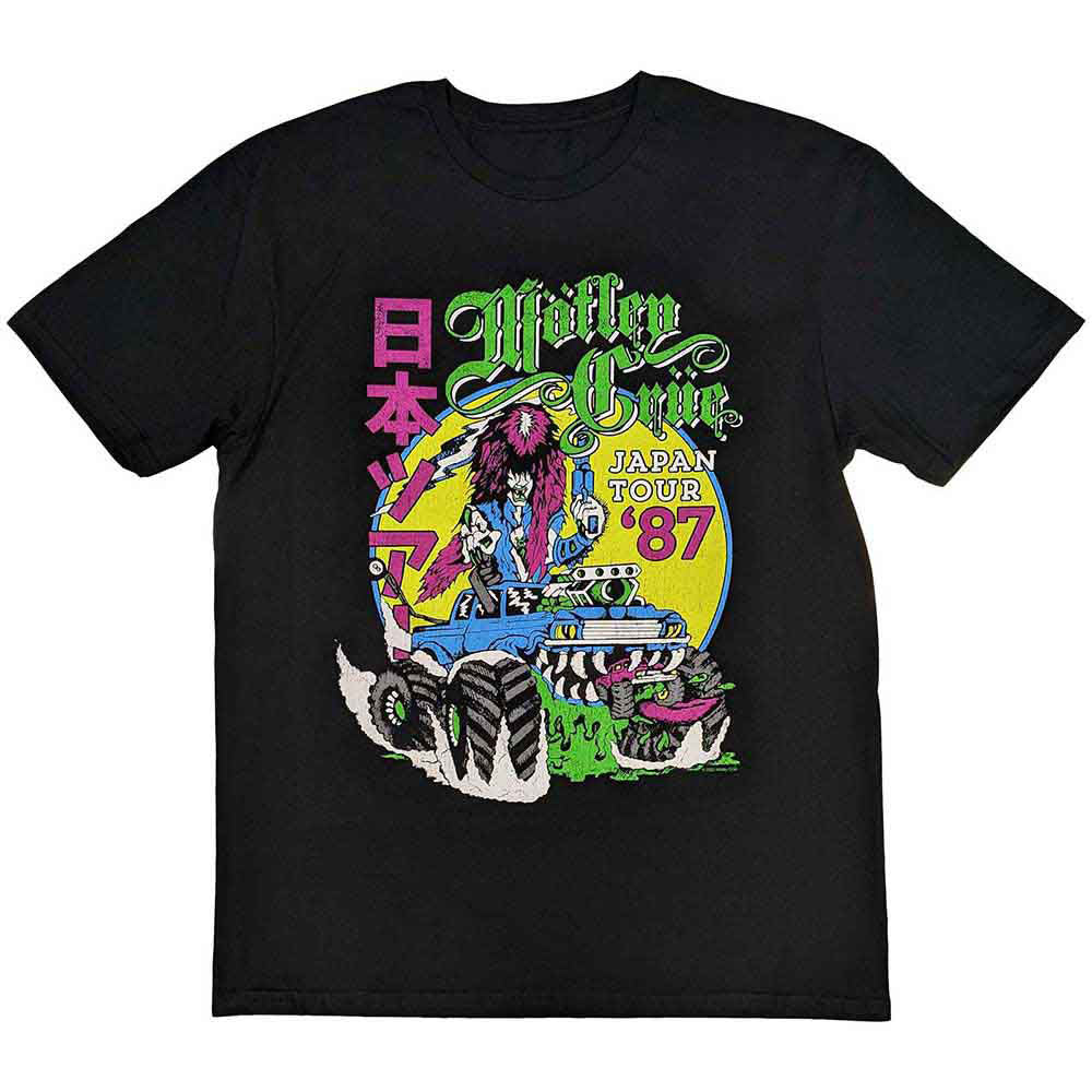 Motley Crue Girls Girls Girls Japanese Tour '87 T-shirt Front