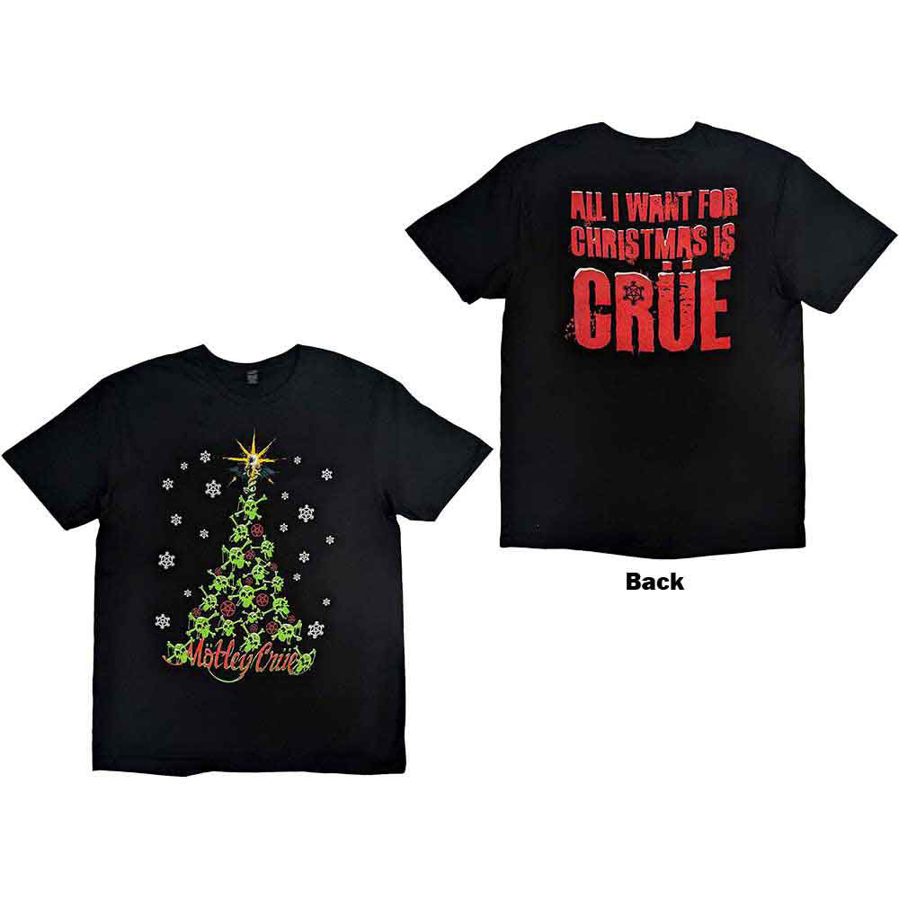 Motley Crue Xmas Crue T-shirt Front