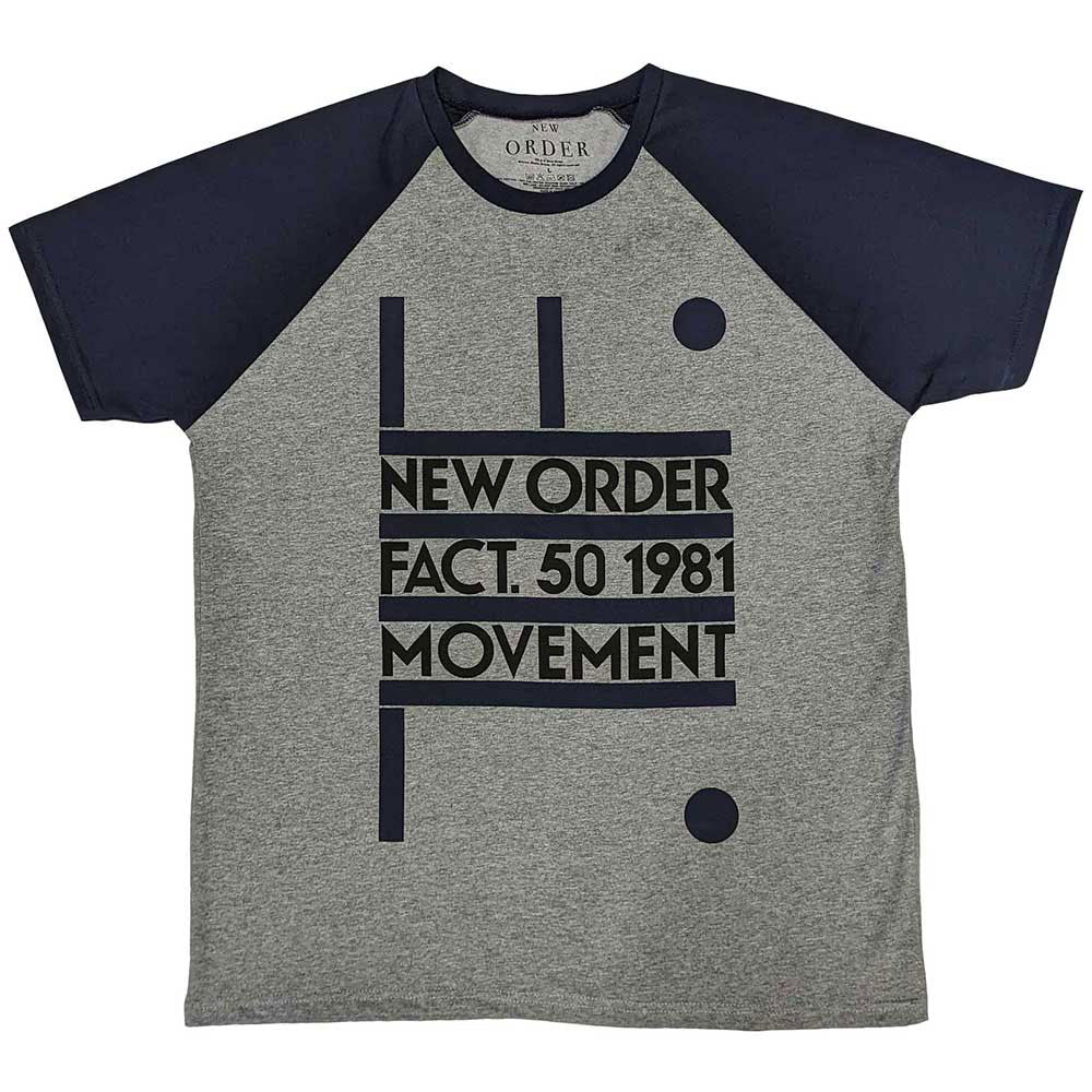 New Order Movement Baseball Jersey Front