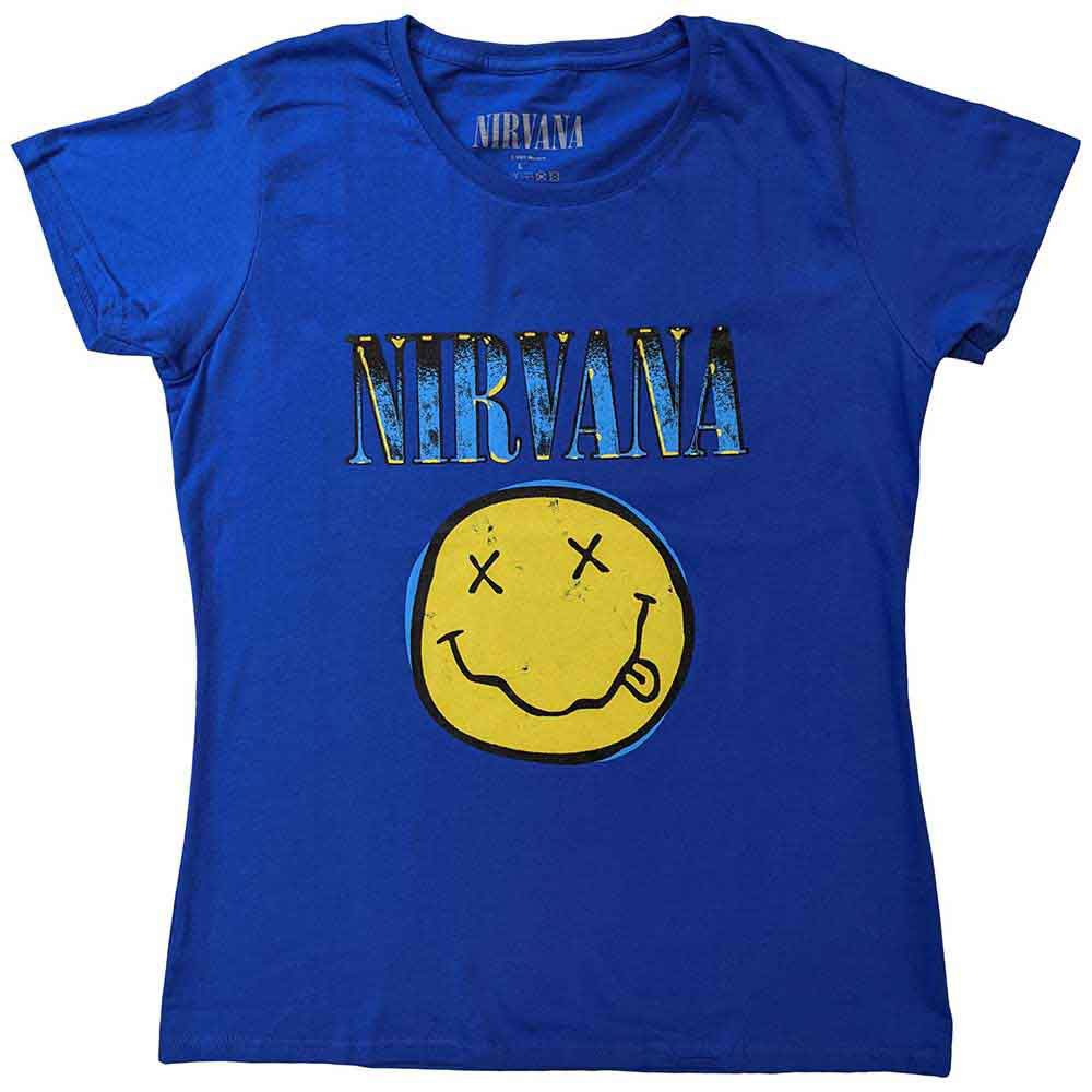 Nirvana Xerox Happy Face T-shirt Front