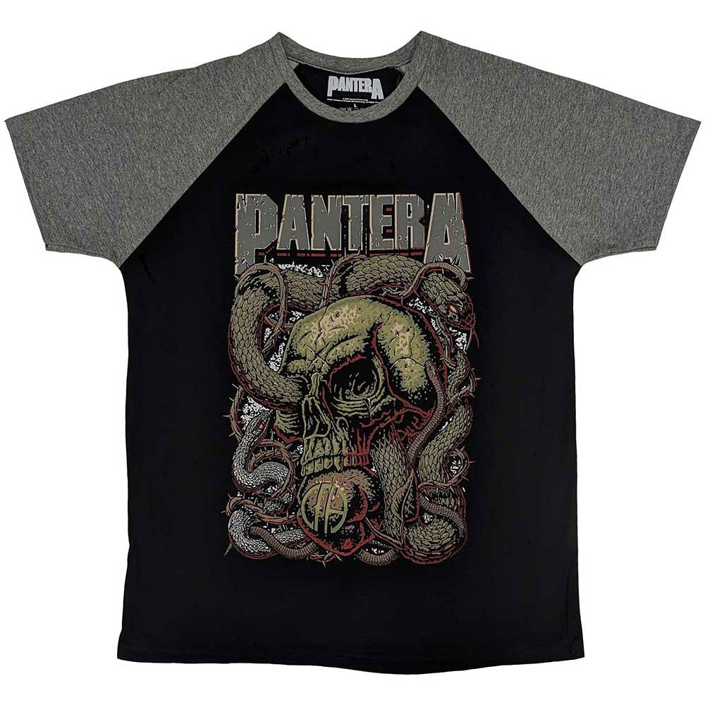 Pantera Serpent Skull Baseball Jersey Front