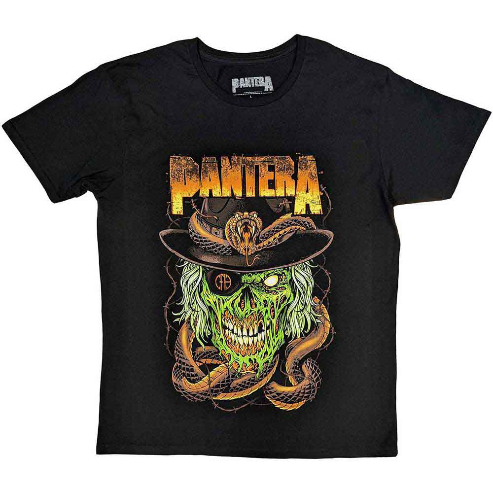 Pantera Snake & Skull T-shirt Front