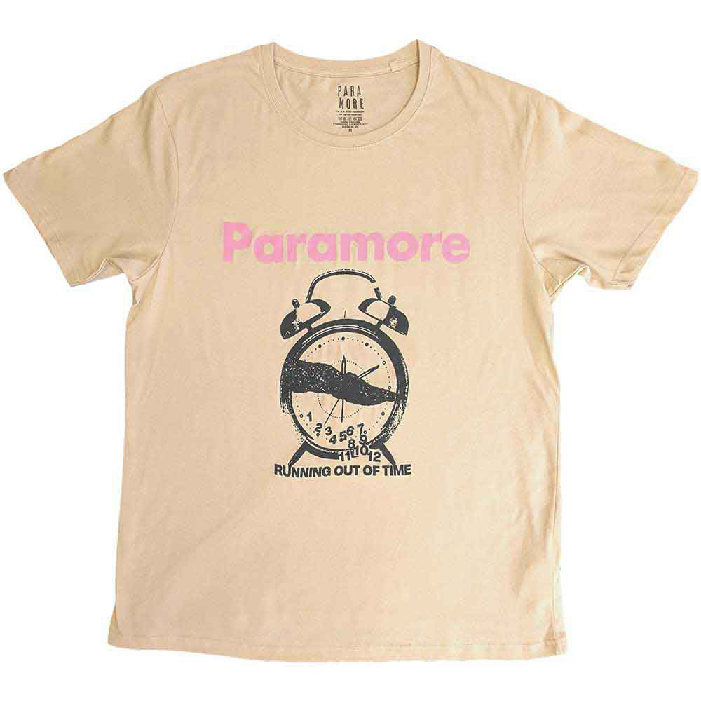 Paramore Clock T-shirt Front
