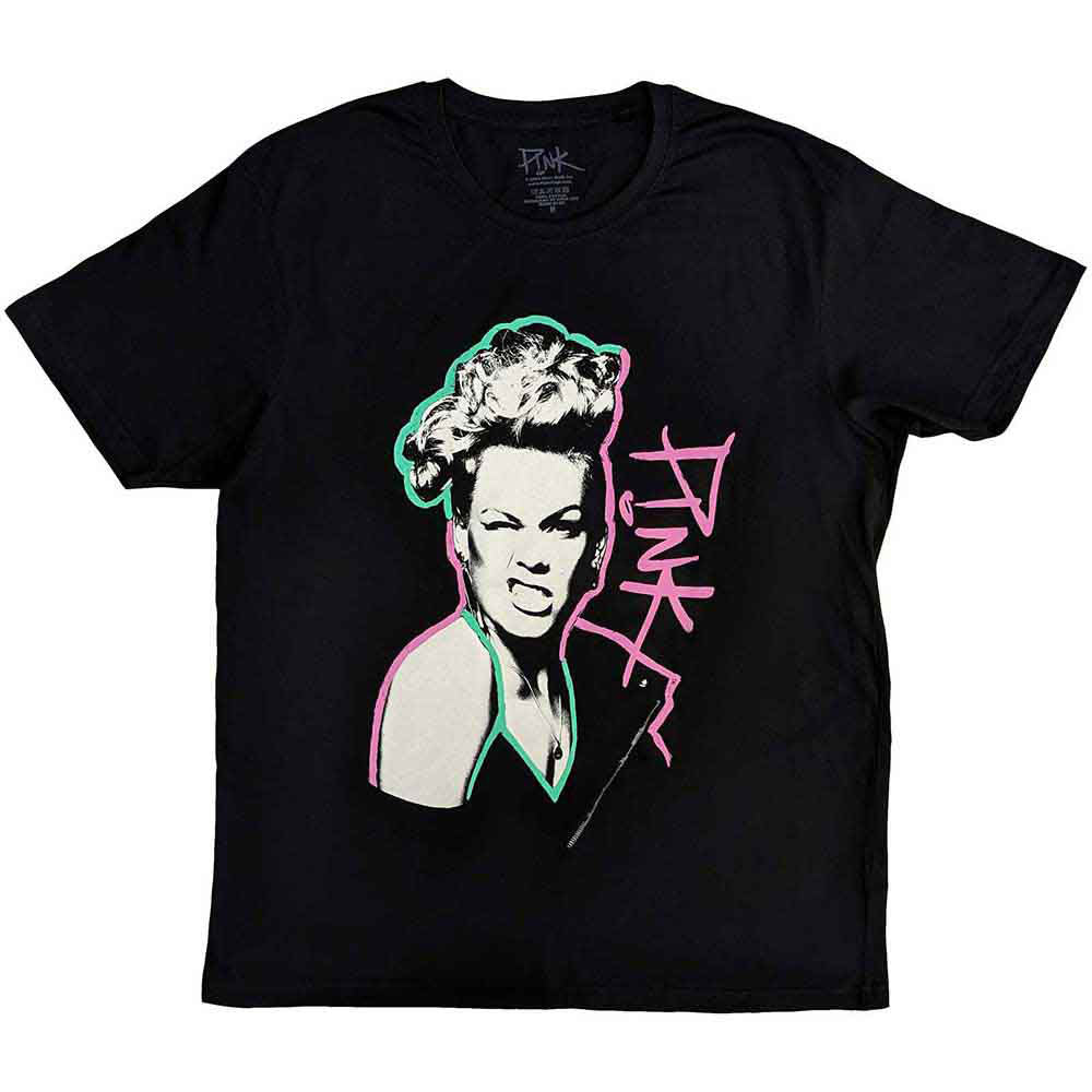 Pink Paint Pen T-shirt Front