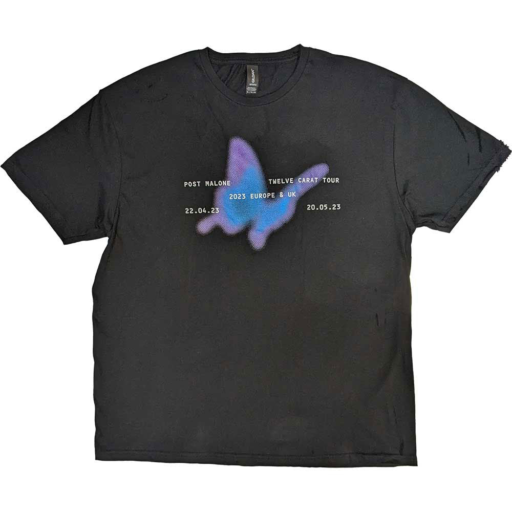 Post Malone Pink Butterfly 2023 Tour T-shirt