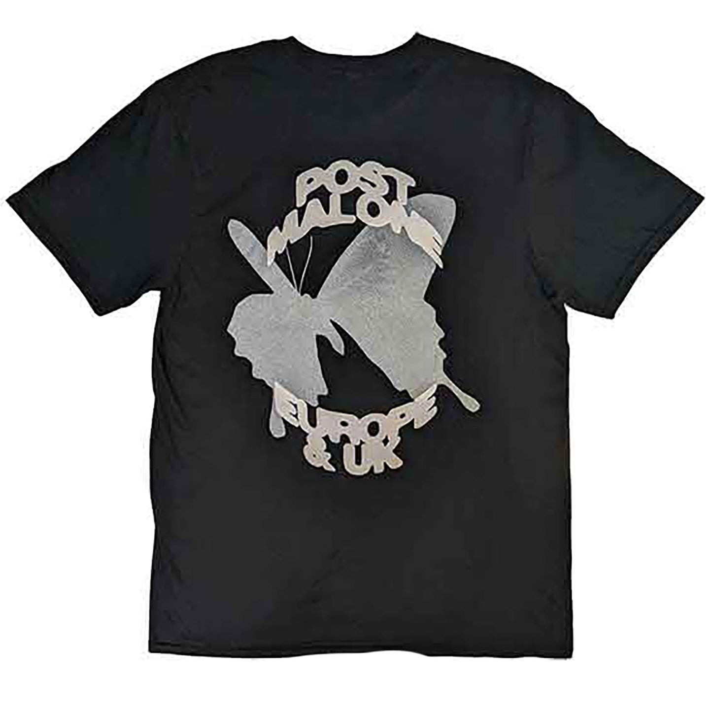Post Malone Butterfly Logo 2023 Tour T-shirt Back