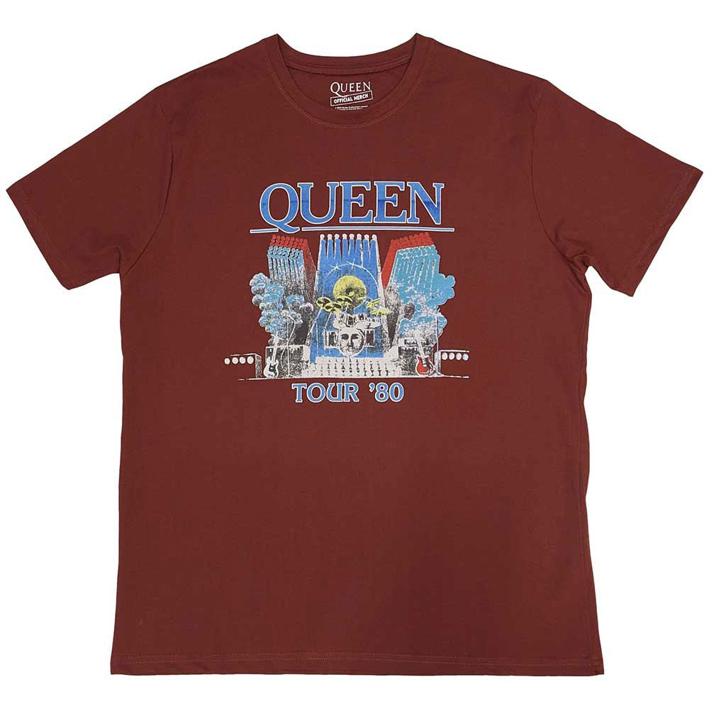 Queen Tour '80 T-shirt Front