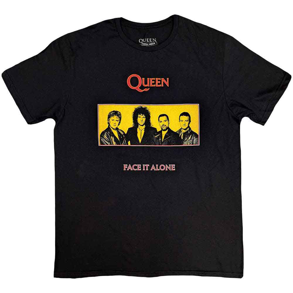 Queen Face It Alone Panel T-shirt Front