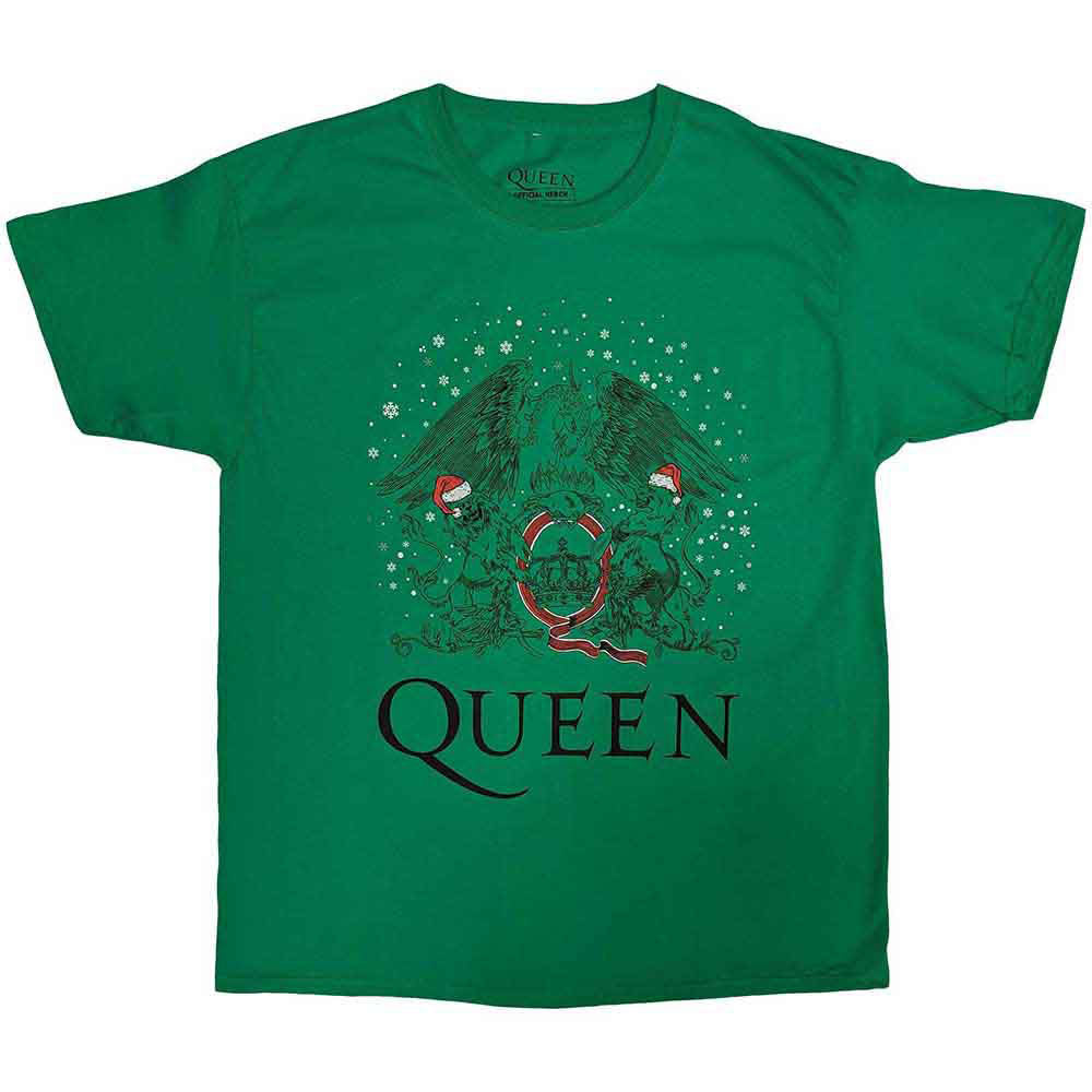 Queen Holiday Crest T-shirt Front