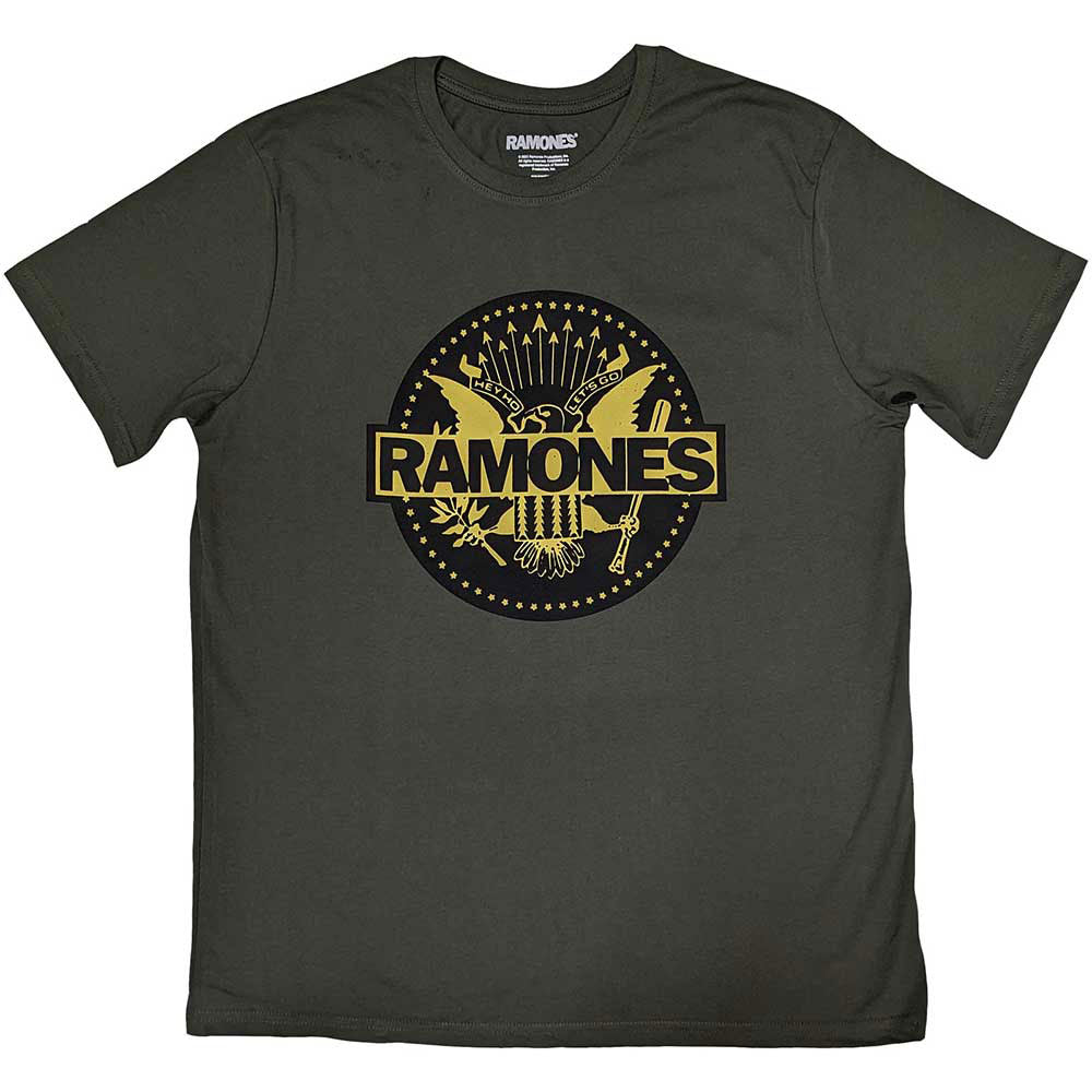 Ramones Gold Seal T-shirt Front