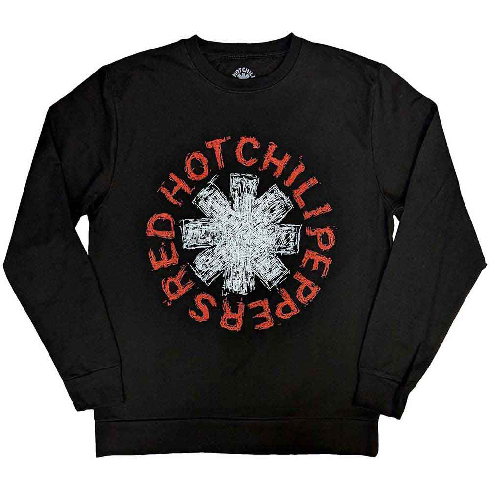 Red Hot Chili Peppers Scribble Asterisk Sweatshirt Front