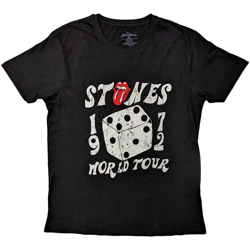 Rolling Stones Dice Tour '72 T-shirt Front