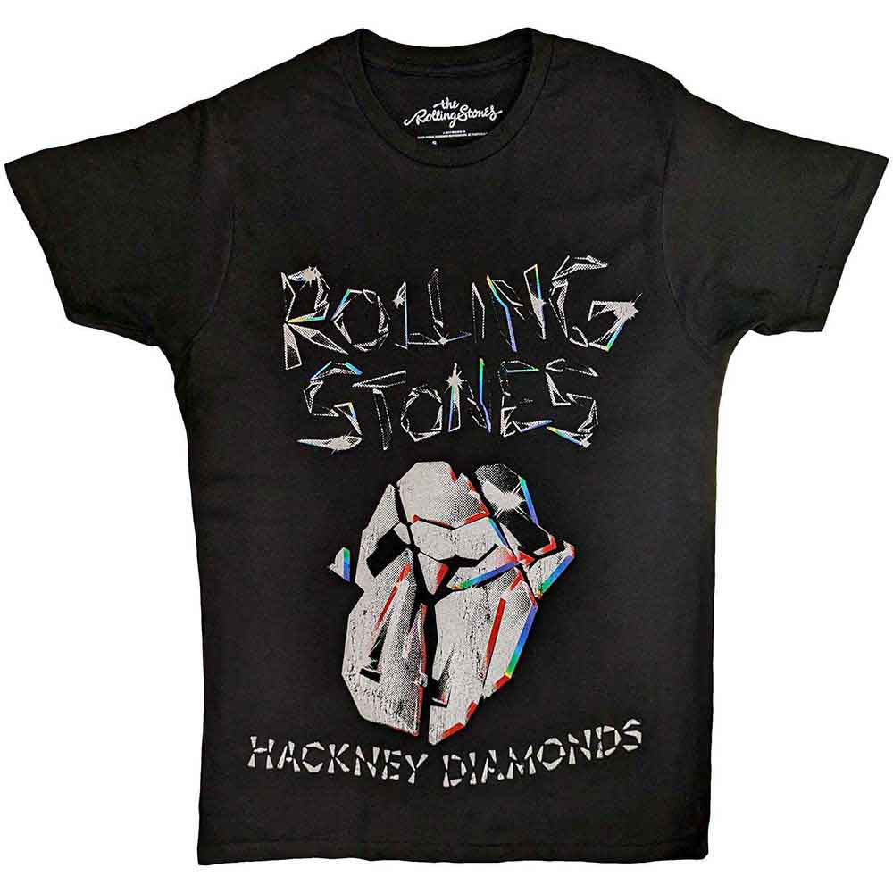 Rolling Stones Hackney Diamonds Faded Logo T-shirt Front