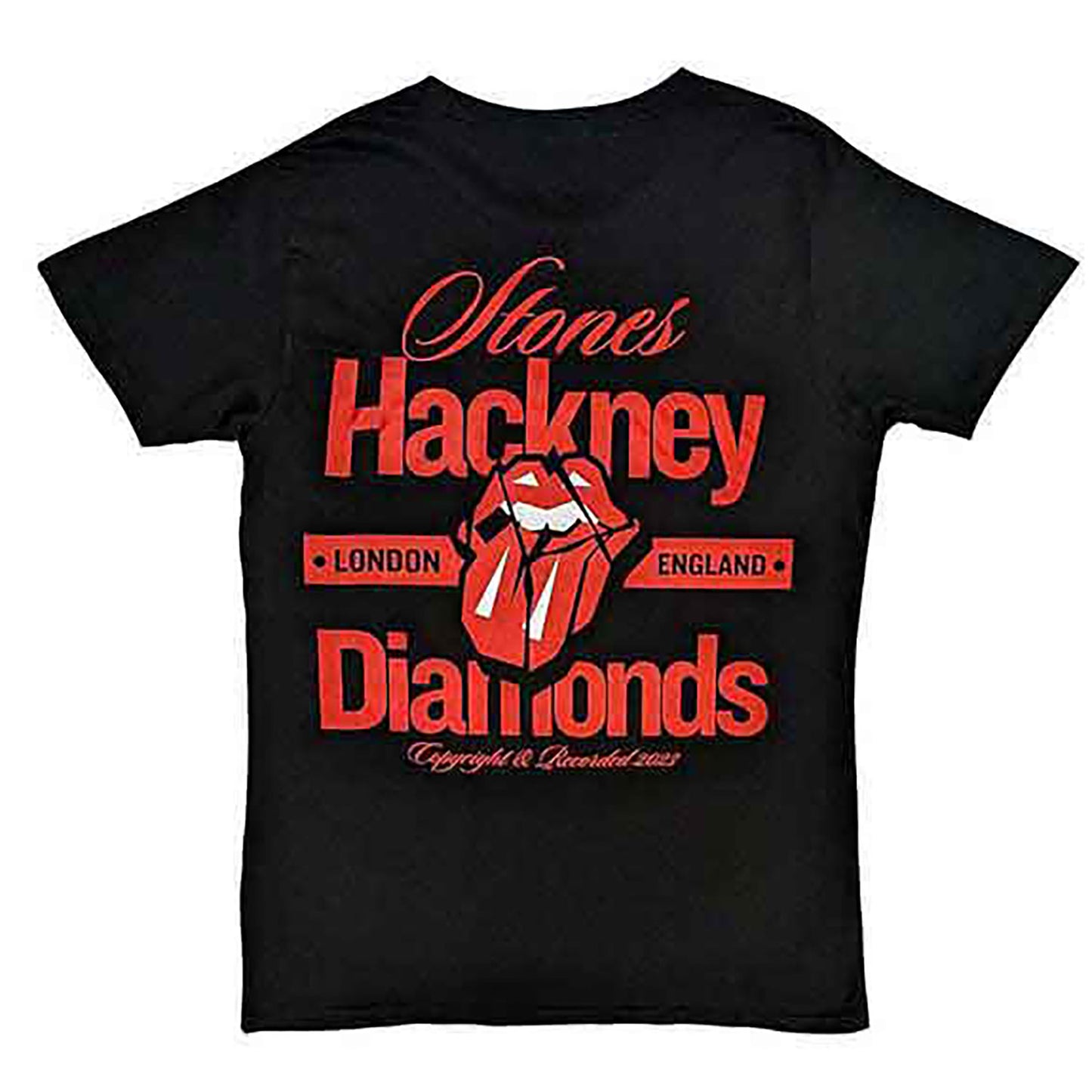 Rolling Stones Hackney Diamonds Hackney London T-shirt Back