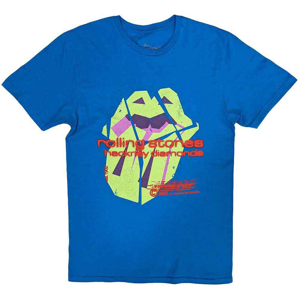 Rolling Stones Hackney Diamonds Neon Tongue T-shirt Front