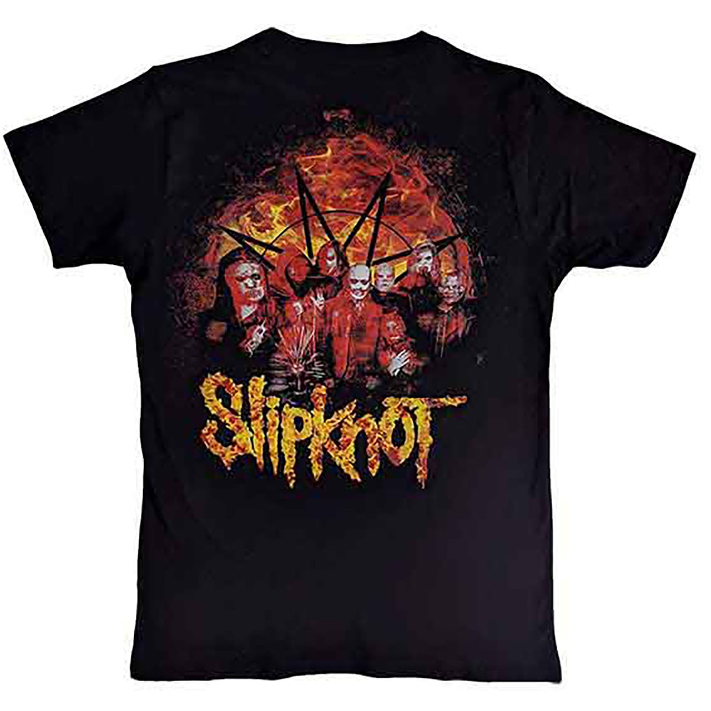 Slipknot The End So Far Flame Logo T-shirt Back