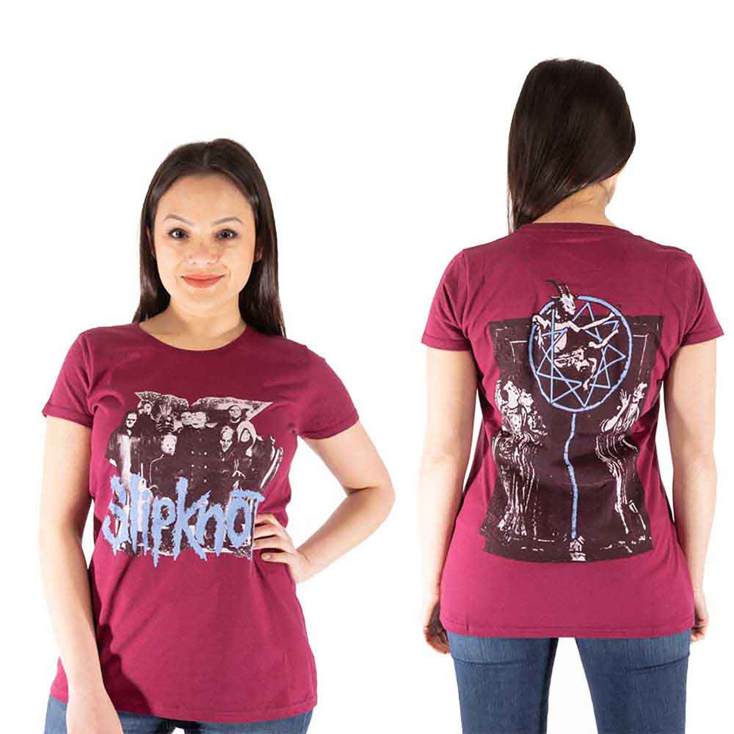 Slipknot Goat Logo Demon Junior Top Alt 2