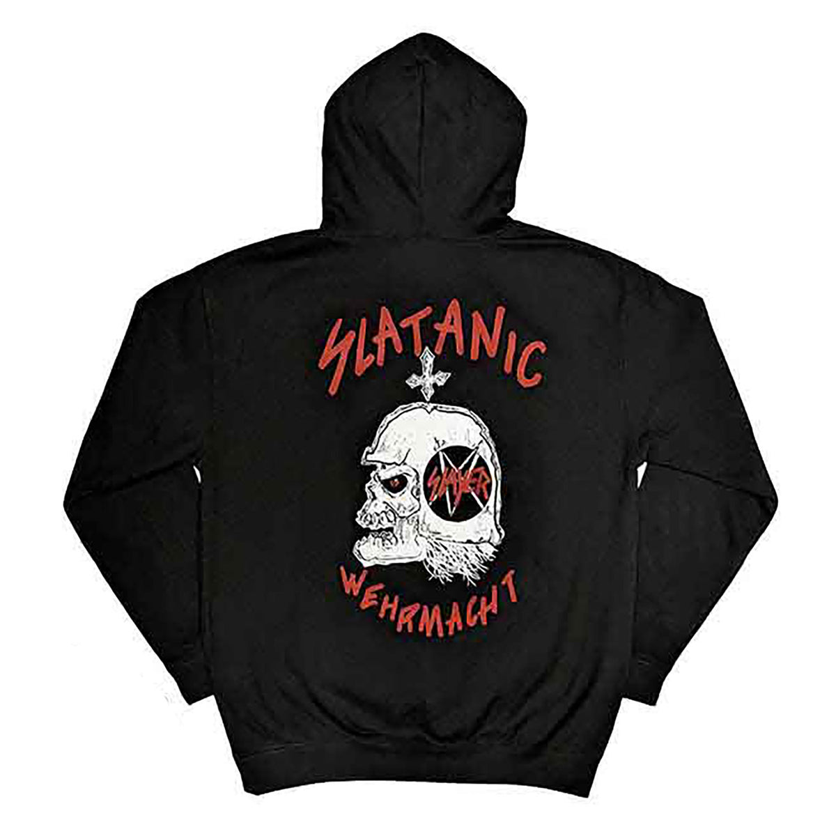 Slayer Slatanic Hooded Sweatshirt Back