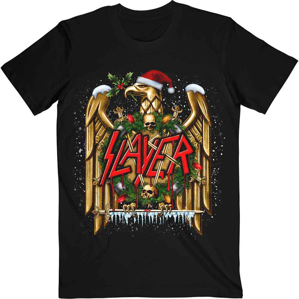 Slayer Holiday Eagle T-shirt Front