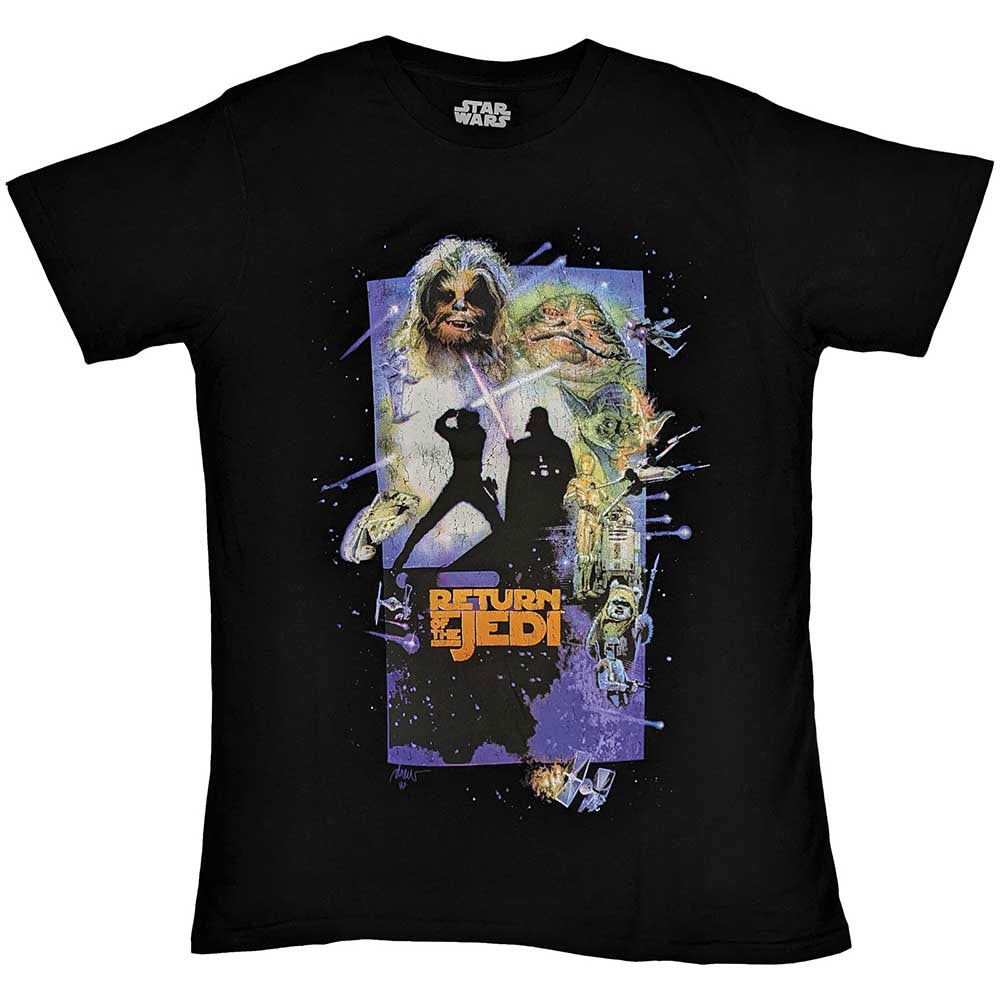 Star Wars Return Of The Jedi Poster T-shirt Front