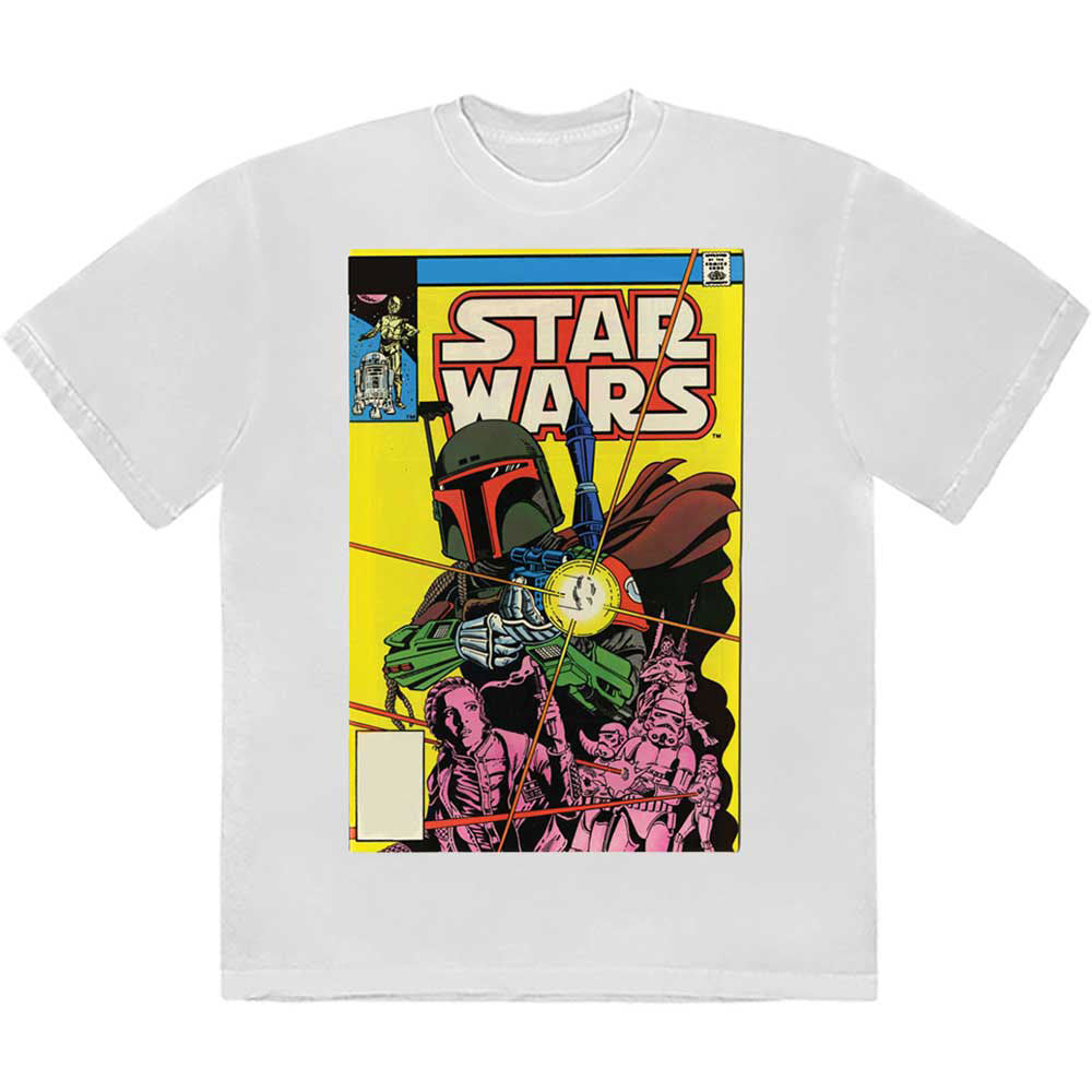 Star Wars Boba Fett Comic Cover T-shirt Front