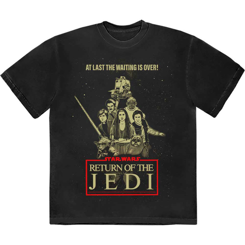 Star Wars Return Of The Jedi Waiting Is Over T-shirt Front