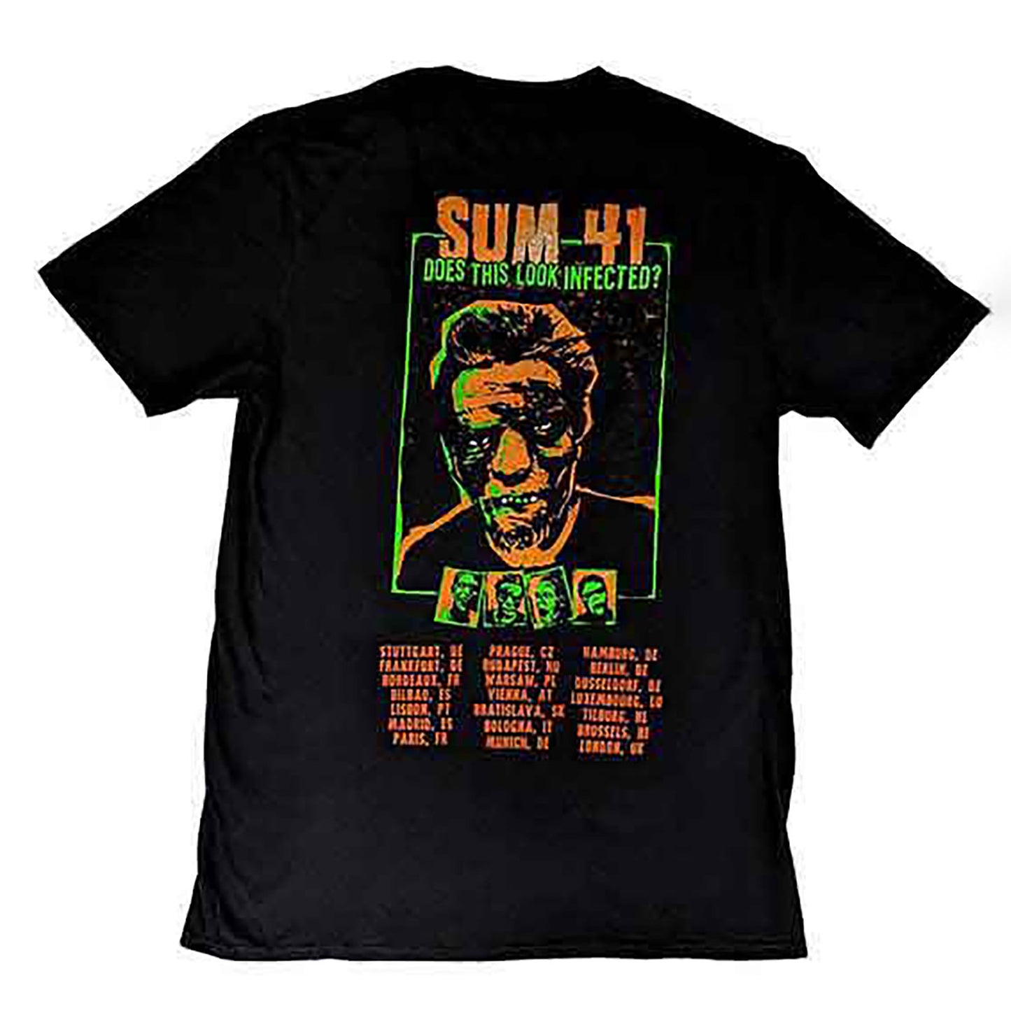 Sum 41 Does This Look Infected? European Tour 2022 T-shirt