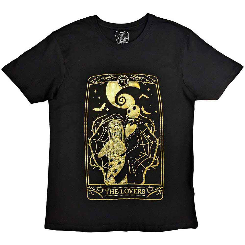 Disney The Nightmare Before Christmas Jack & Sally Lovers T-shirt Front