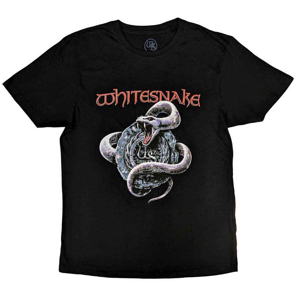 Whitesnake Silver Snake T-shirt Front