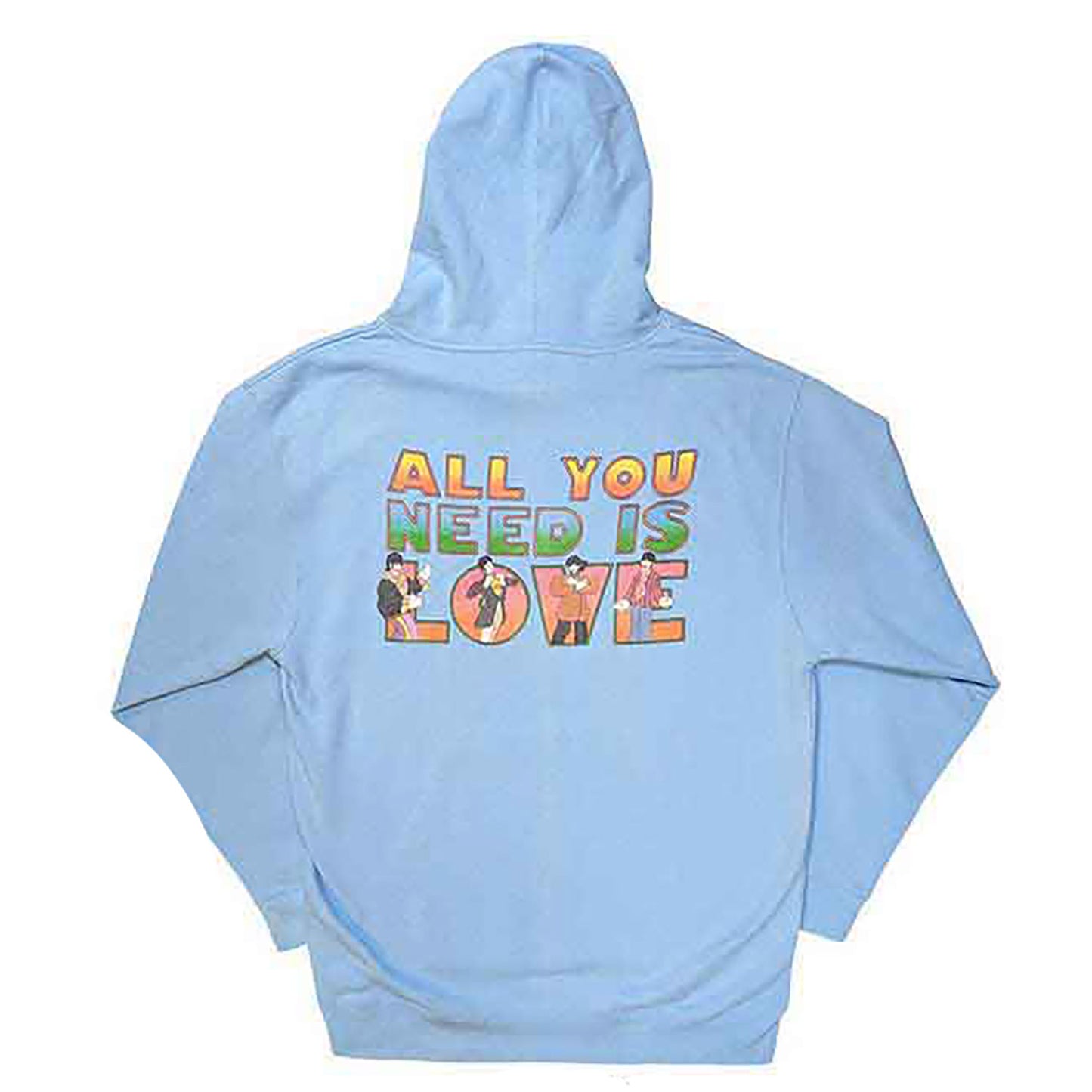 Beatles All You Need Is Love Hooded Sweatshirt Back