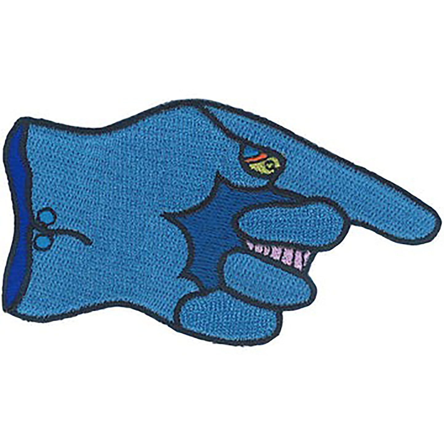 The Beatles Yellow Submarine Hand Pointing Embroidered Patch Front