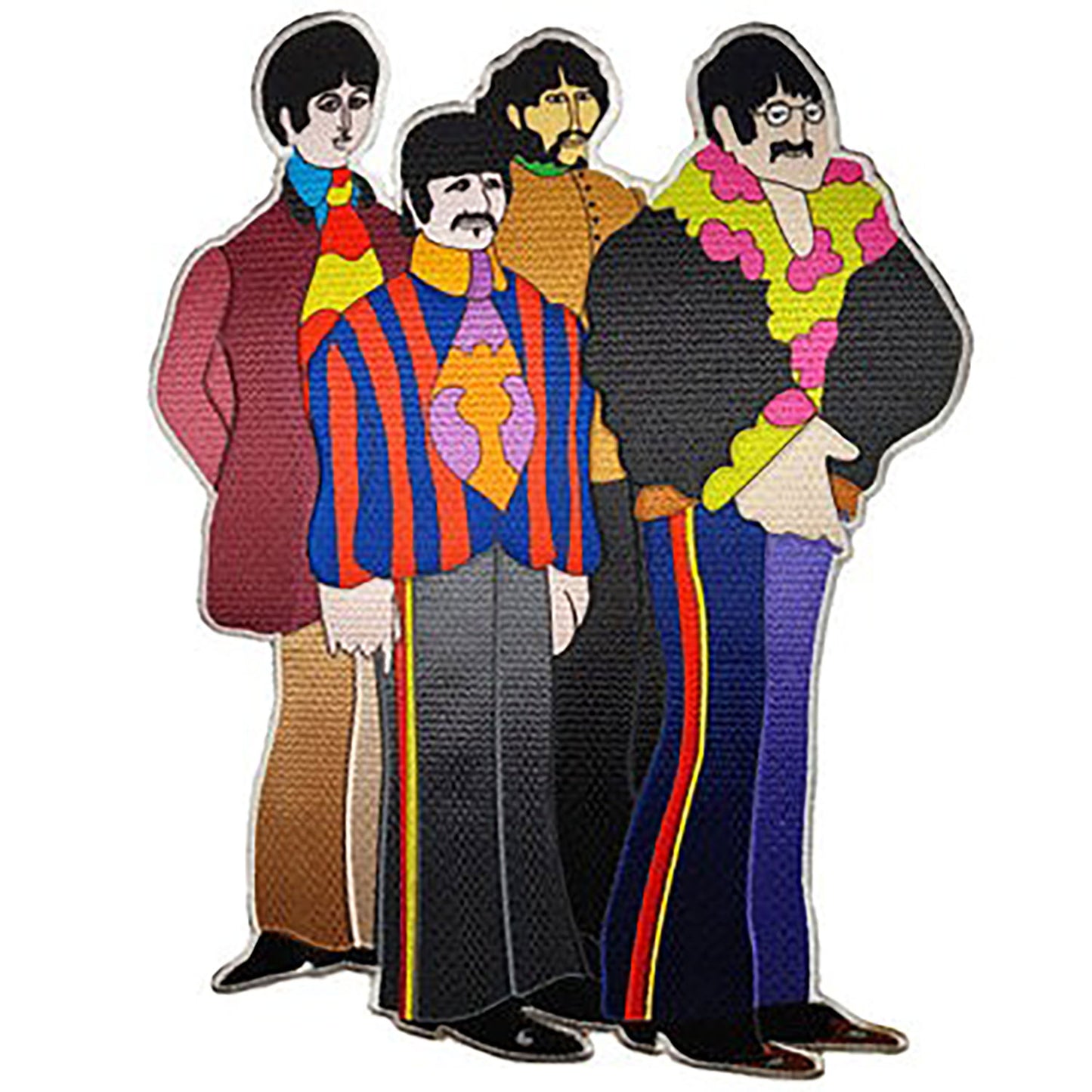The Beatles Yellow Submarine Band Back Patch Front