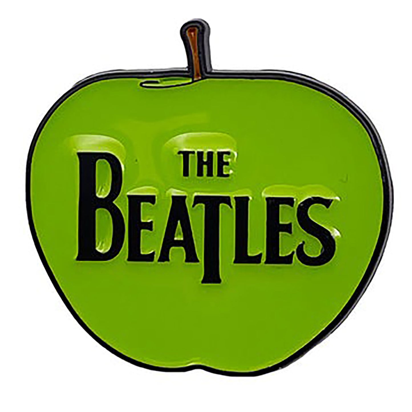 The Beatles Apple Logo Pewter Pin Badge Back