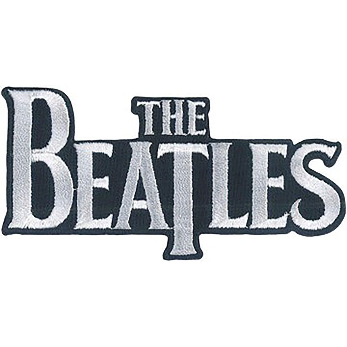 The Beatles Name Logo Embroidered Patch Front
