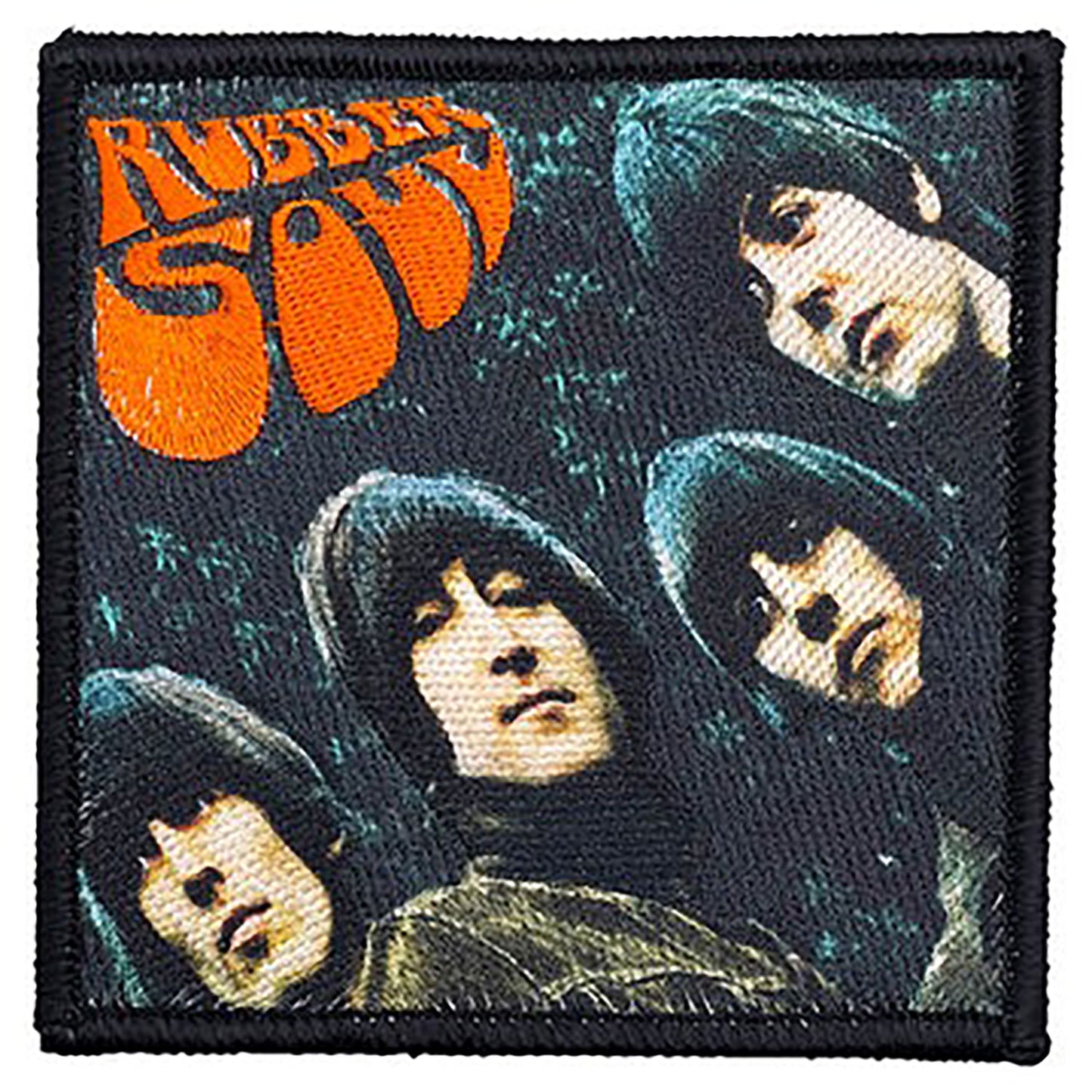 The Beatles Rubber Soul Album Embroidered Patch Front