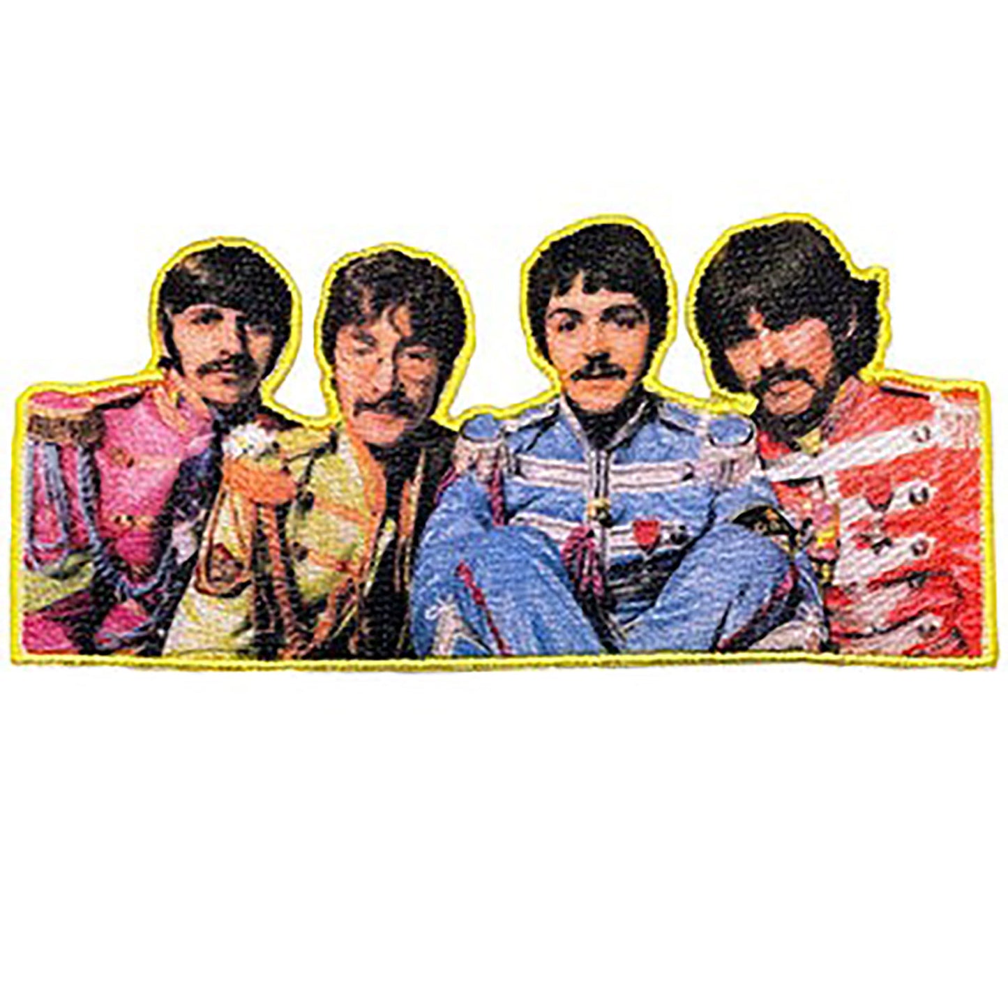 The Beatles Sgt Pepper Lineup Embroidered Patch Front