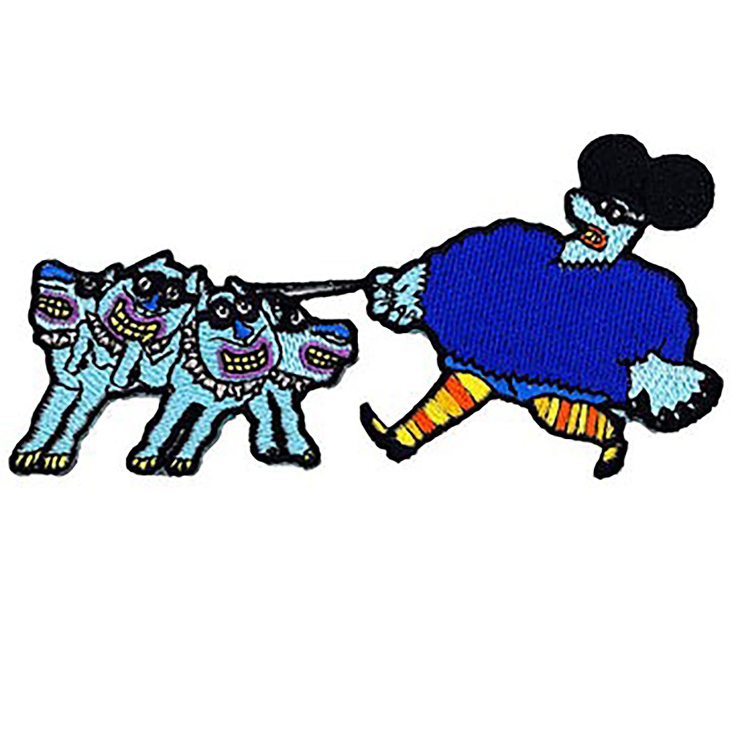The Beatles Yellow Submarine Blue Meanie & Dogs Embroidered Patch Front