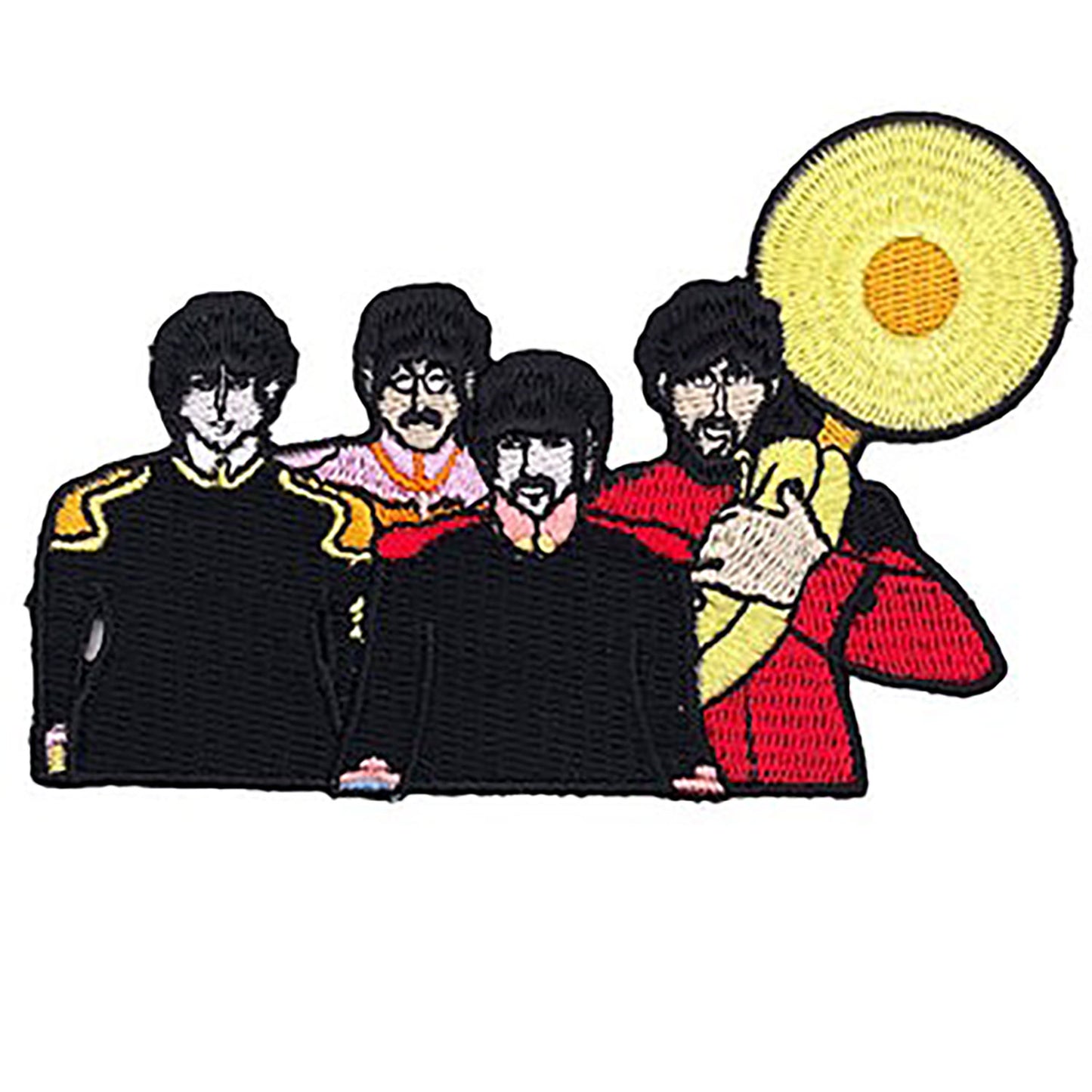 The Beatles Yellow Submarine The Band Embroidered Patch Front