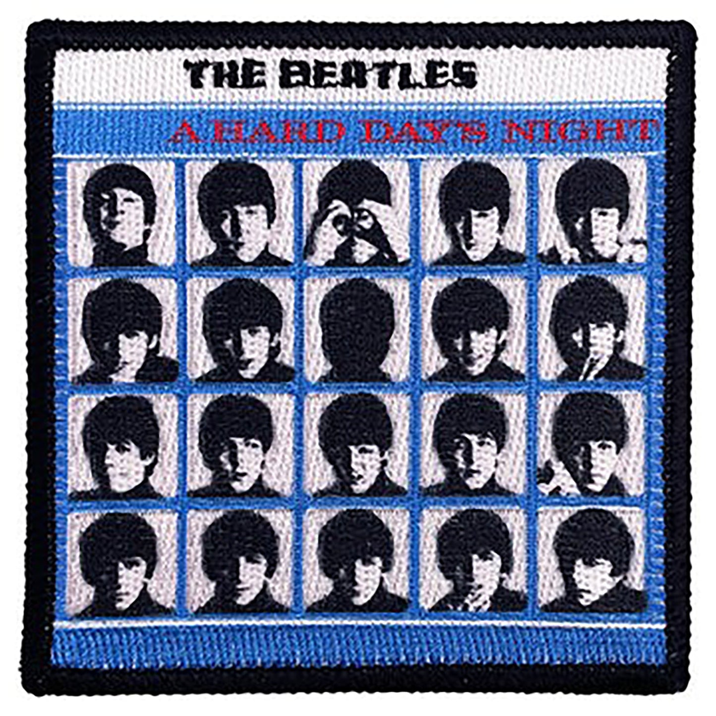 The Beatles A Hard Day's Night Embroidered Patch Front