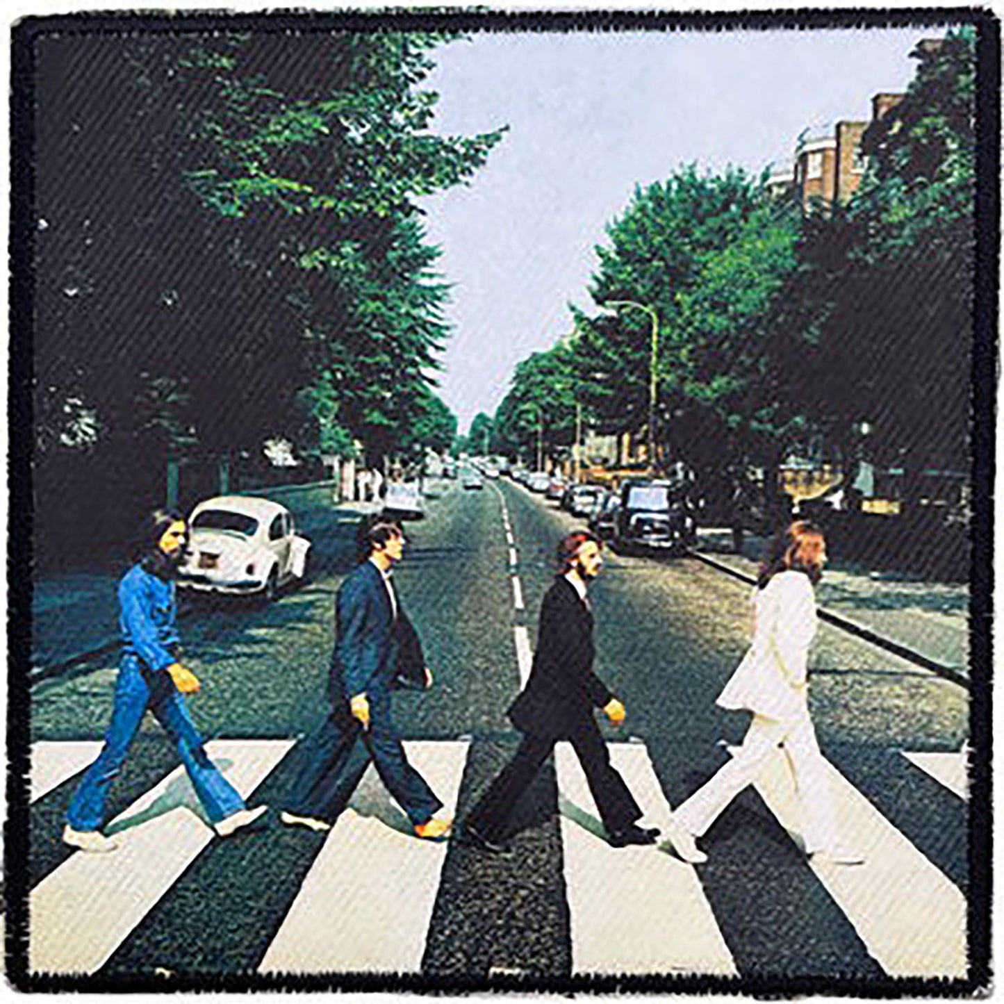 The Beatles Abbey Road Embroidered Patch Front