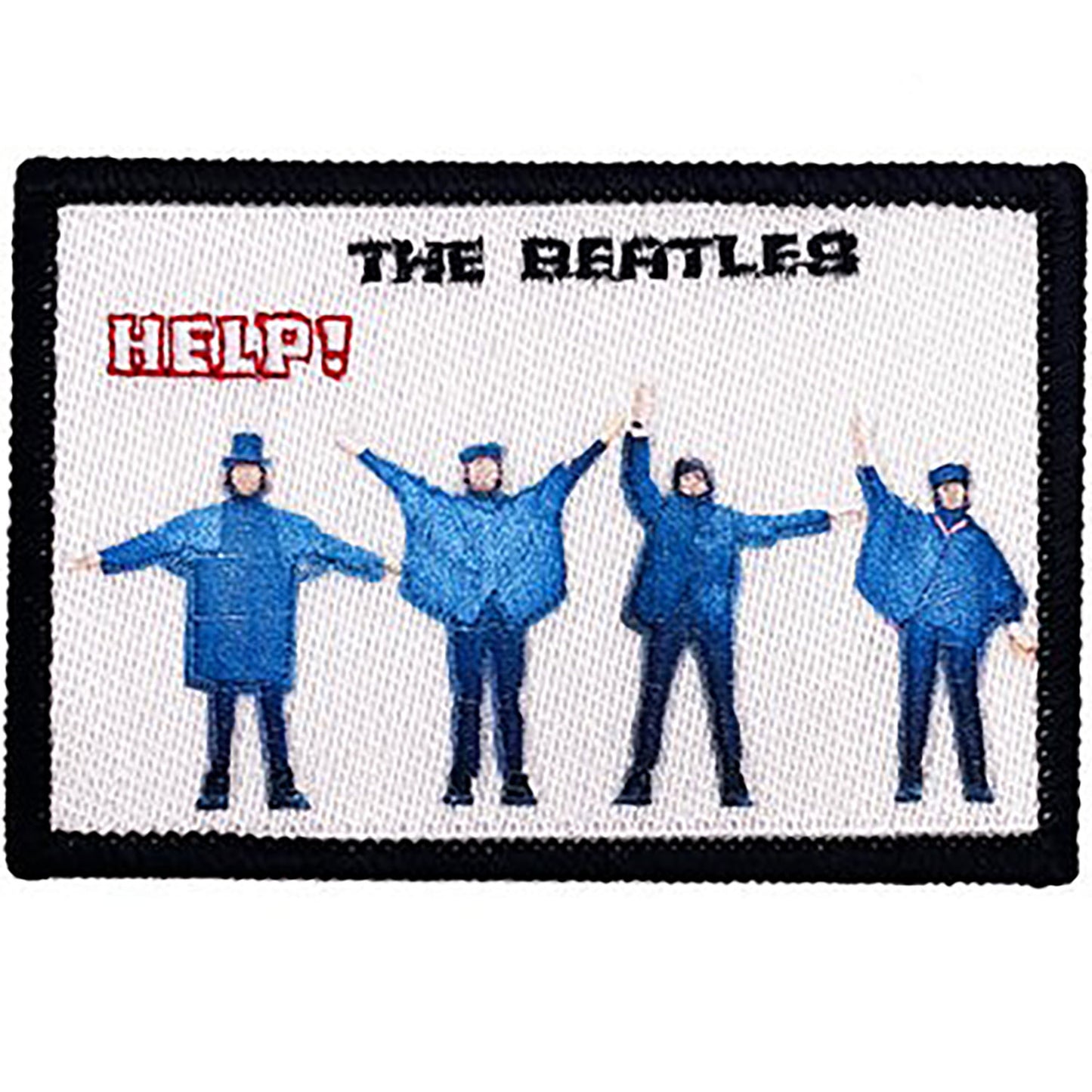 The Beatles Help! Album Embroidered Patch Front