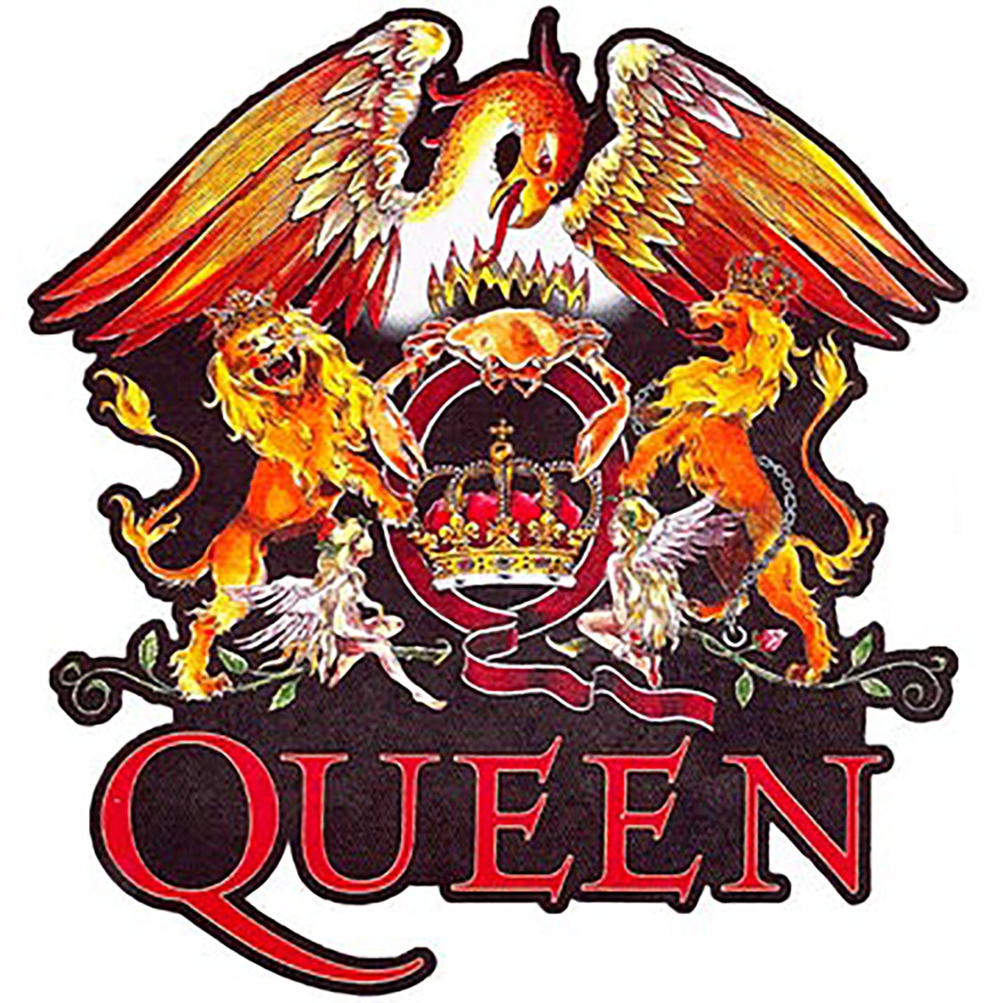 Queen Classic Crest Embroidered Patch Front