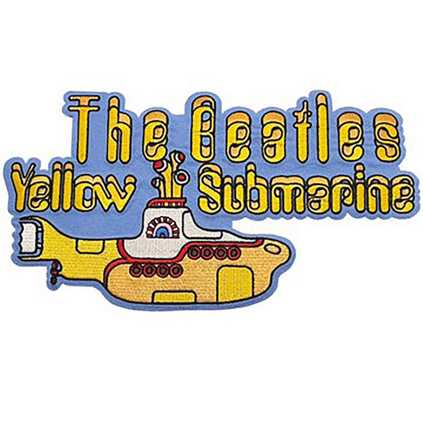 The Beatles Yellow Submarine Logo Back Patch Front