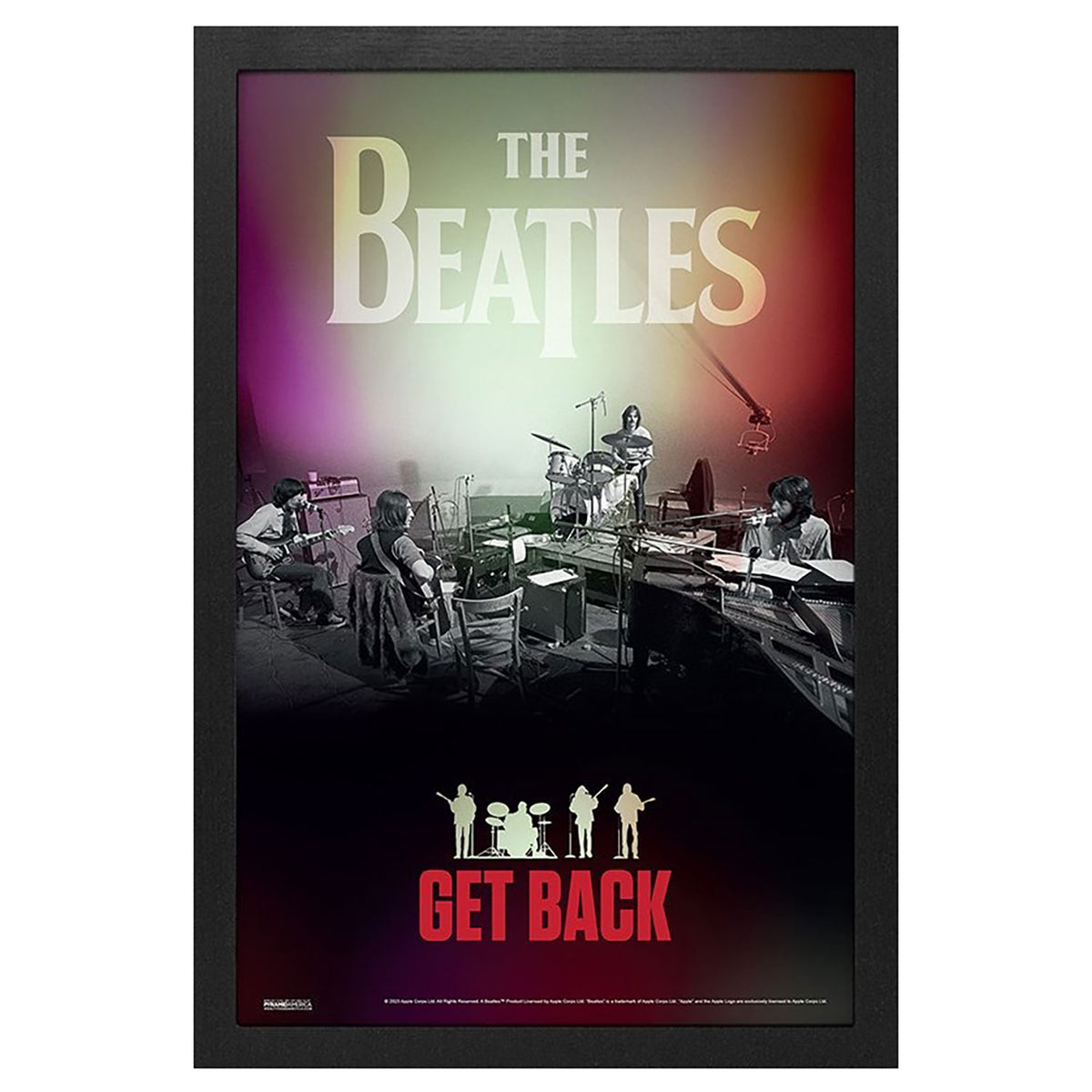 Beatles Get Back Framed Wall Art Front