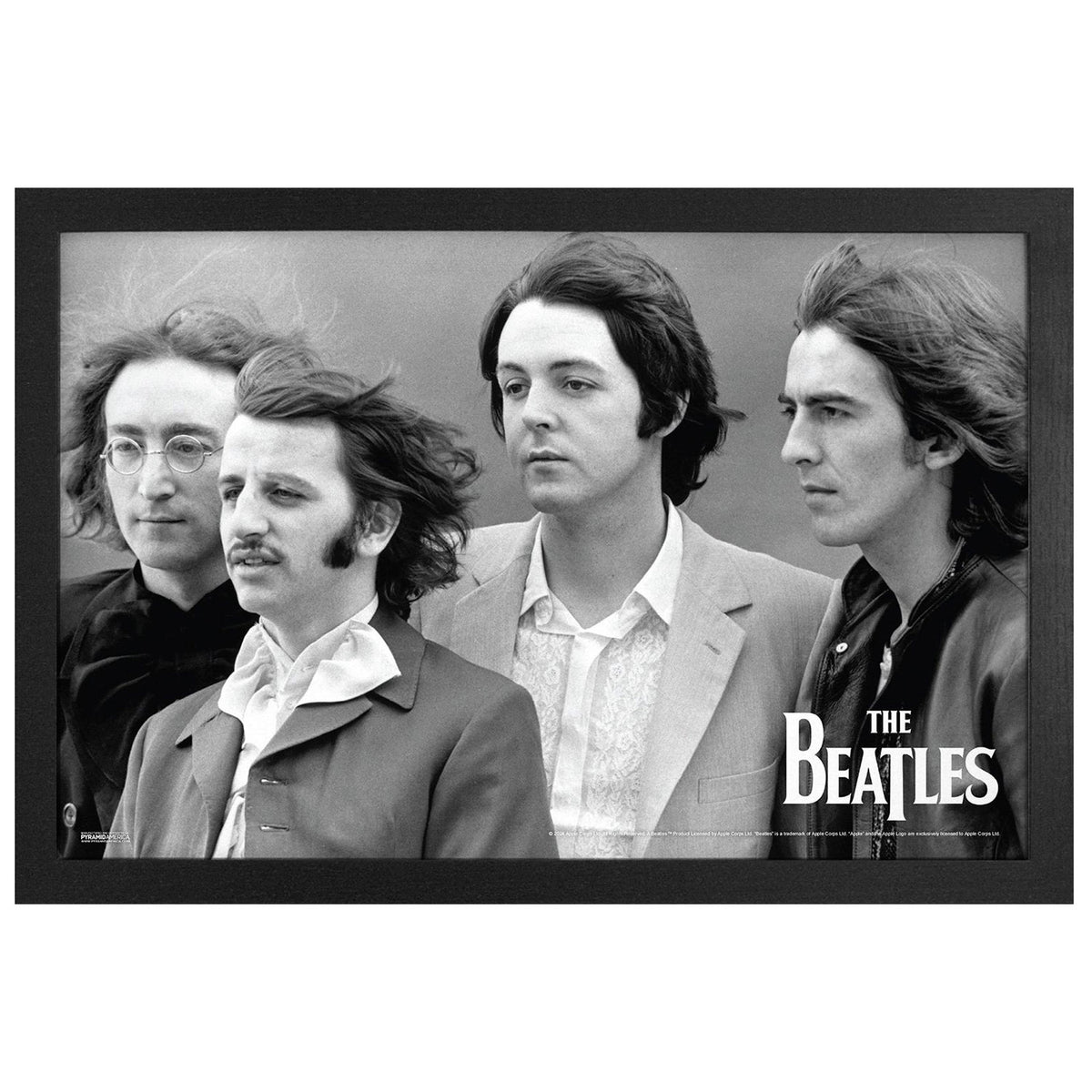 Beatles Group (1968) Framed Wall Art Front