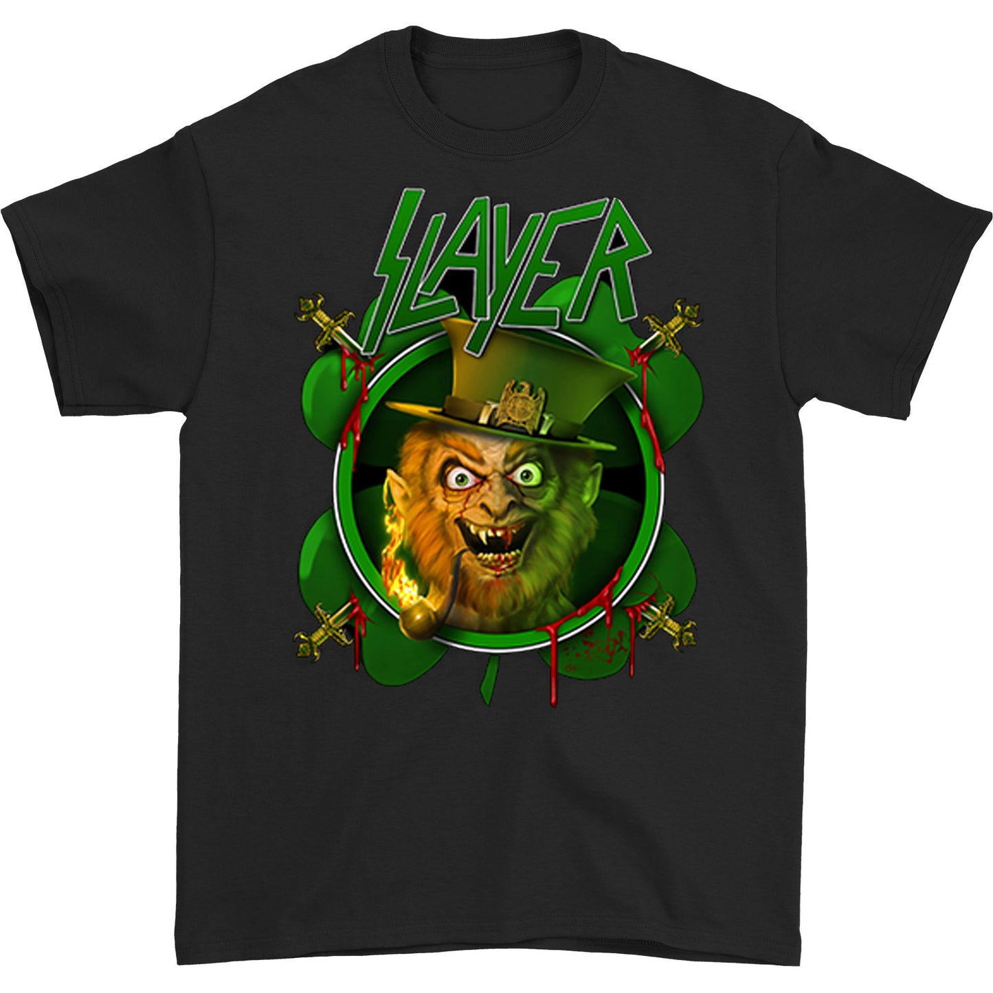 Slayer Slay Patrick's Day T-shirt Front