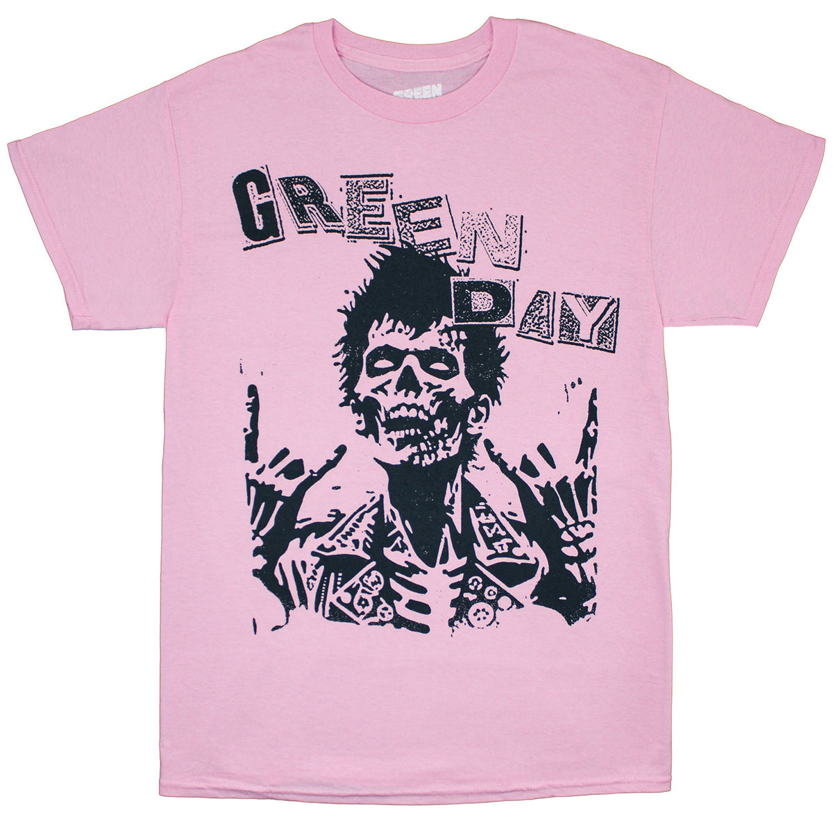 Green Day Billie Joe Armstrong Zombie T-shirt Front