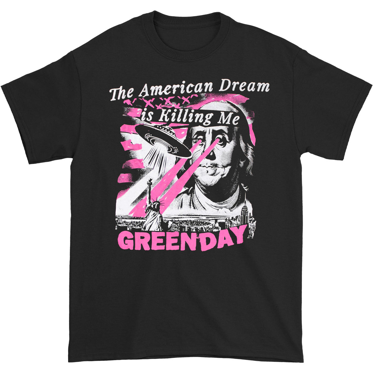 Green Day The American Dream is Killing Me Abduction T-shirt Front