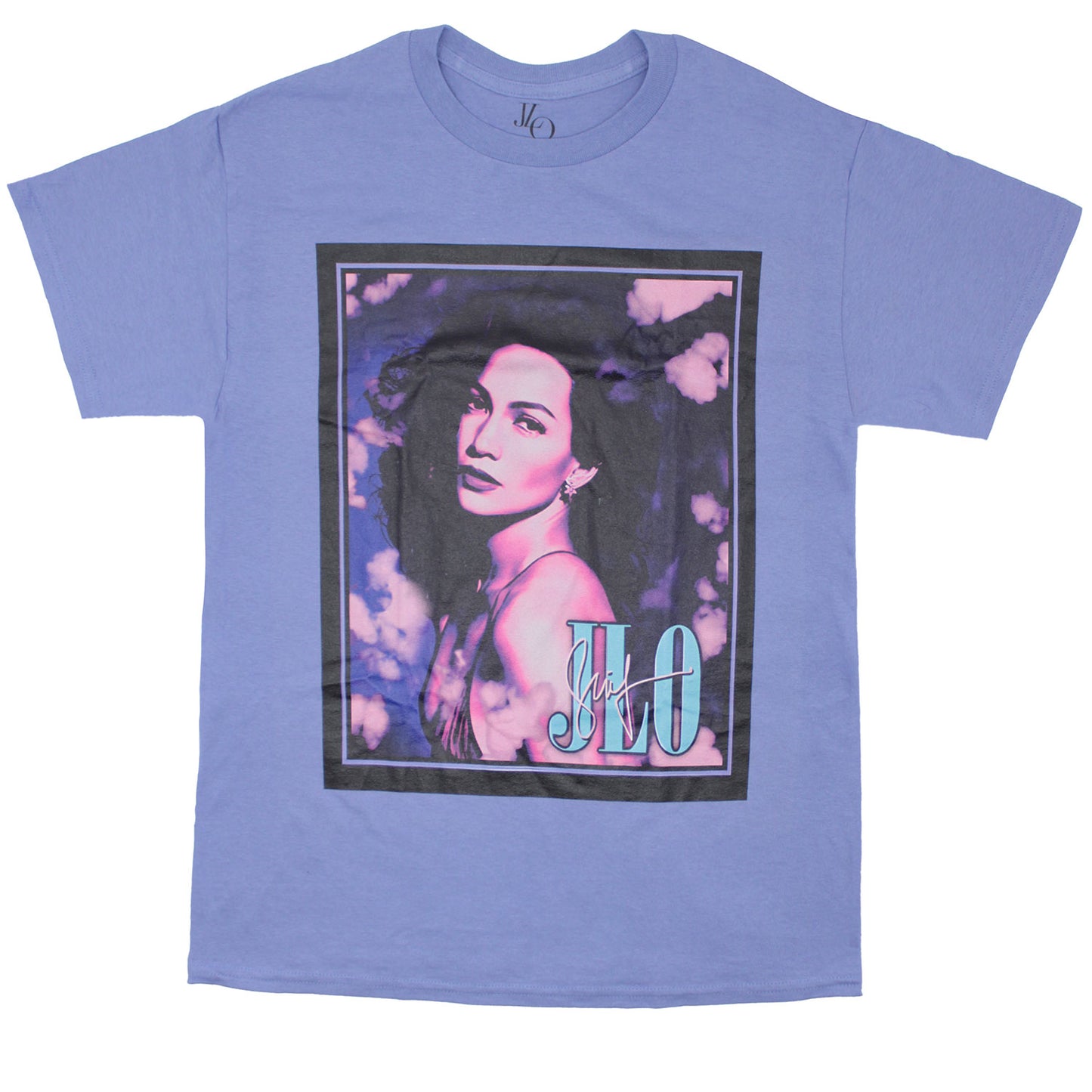 Jennifer Lopez JLO Boxed Logo & Photo T-shirt Front