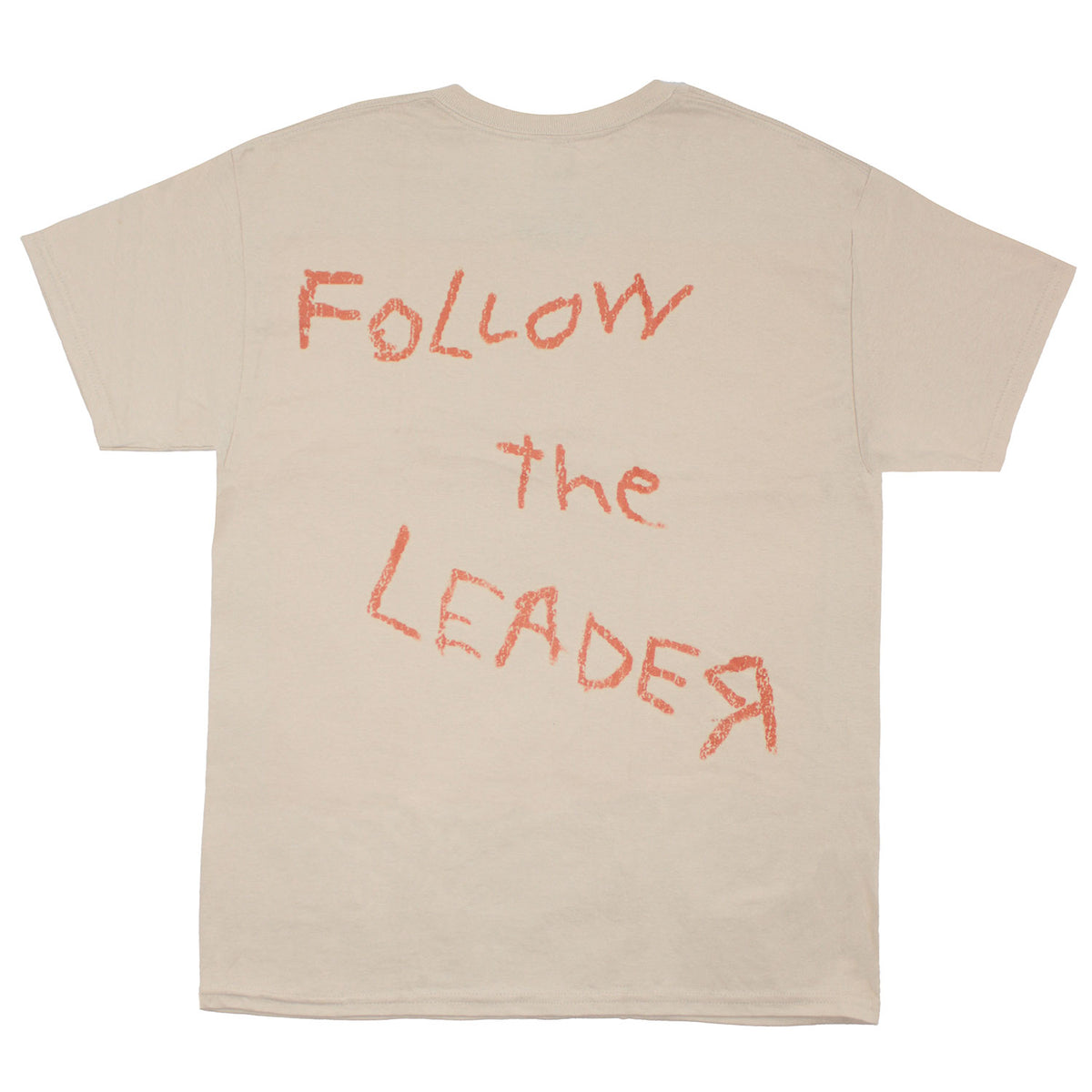 Korn Follow the Leader On Tan T-shirt T-shirt Back